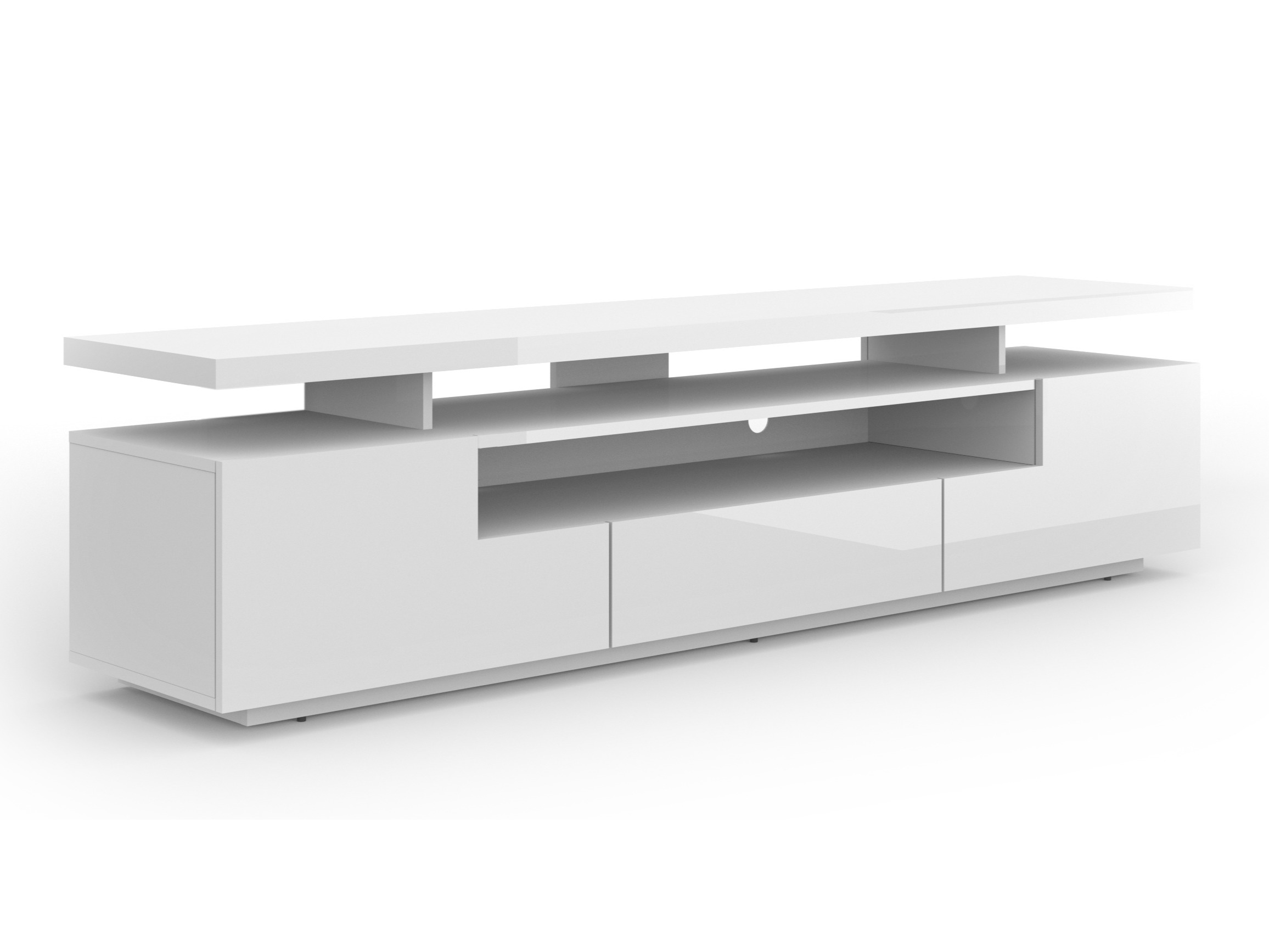 Meuble TV Buffalo 175 (Blanc brillant)