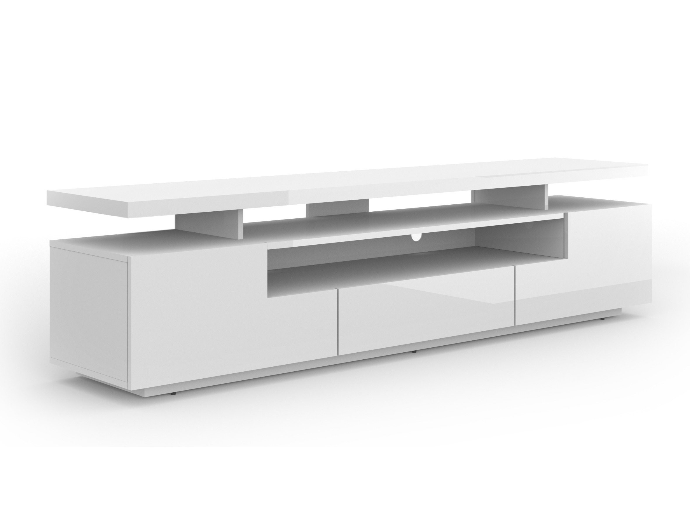 Meuble TV Buffalo 175 (Blanc brillant)