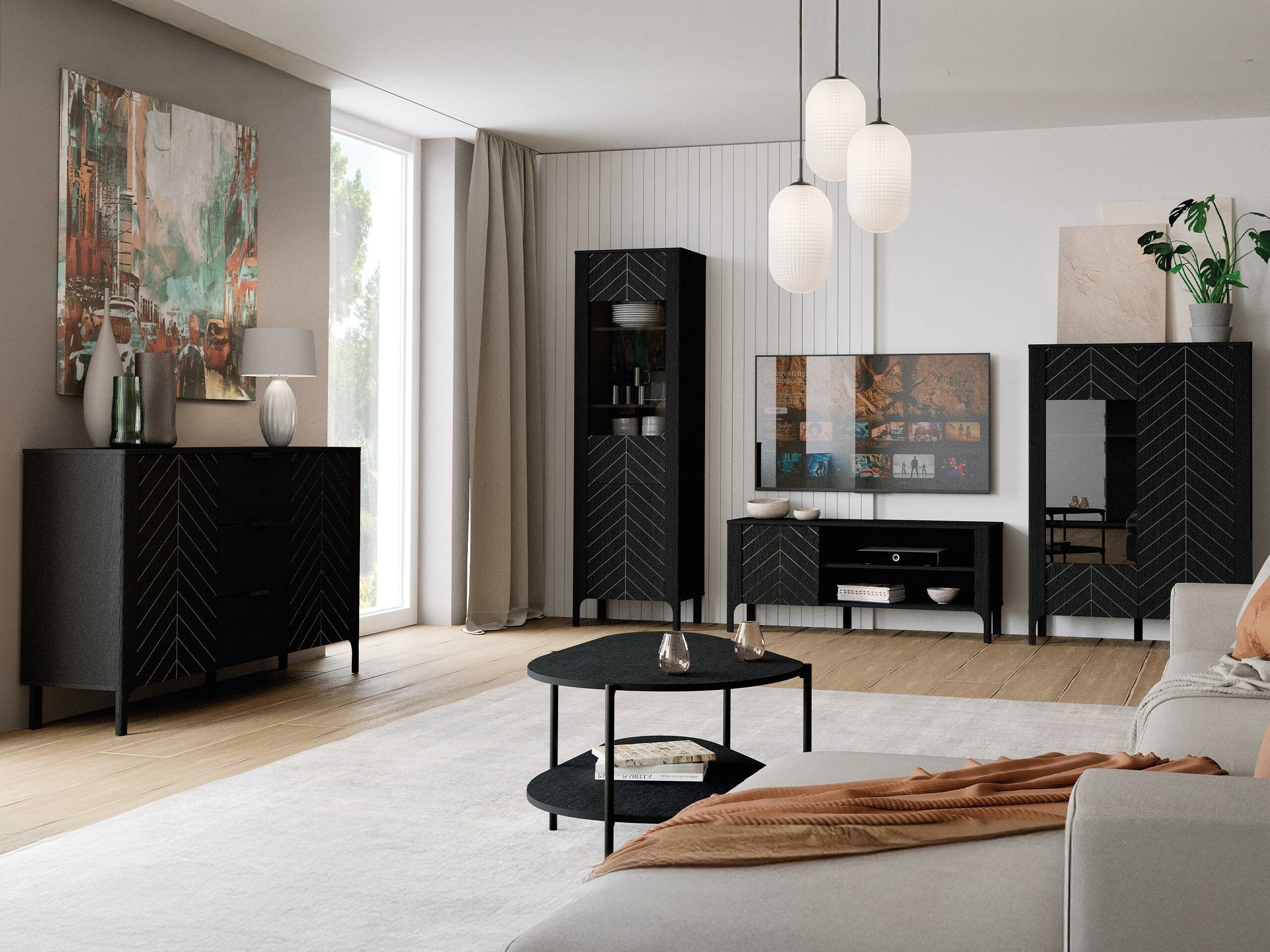 Meuble TV Mavtoru 107 (Noir)