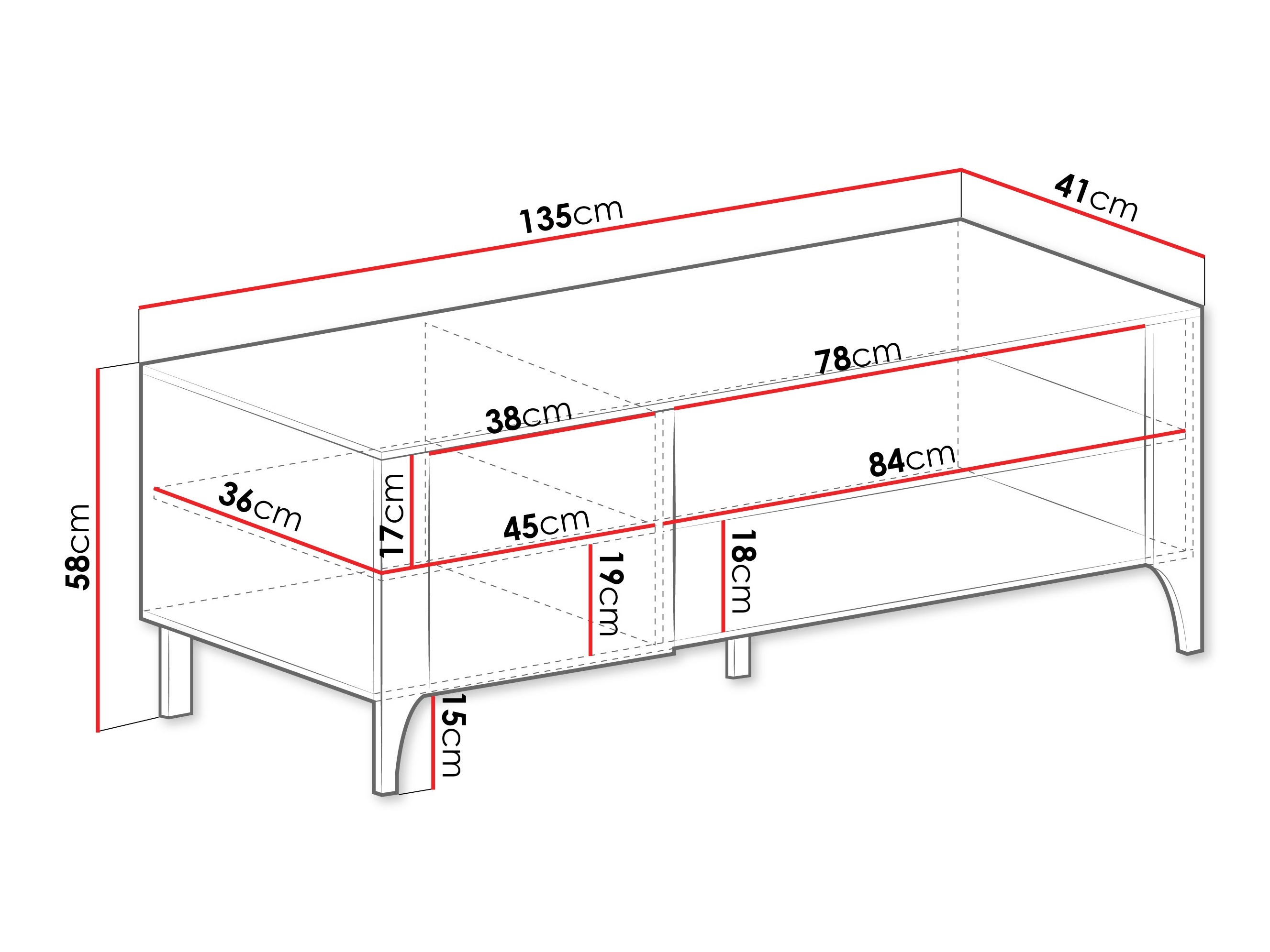 Meuble TV Mavtoru 107 (Noir)