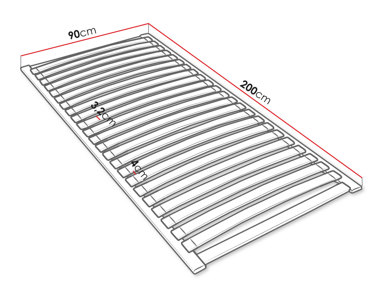 Sommier à lattes Dayton 118