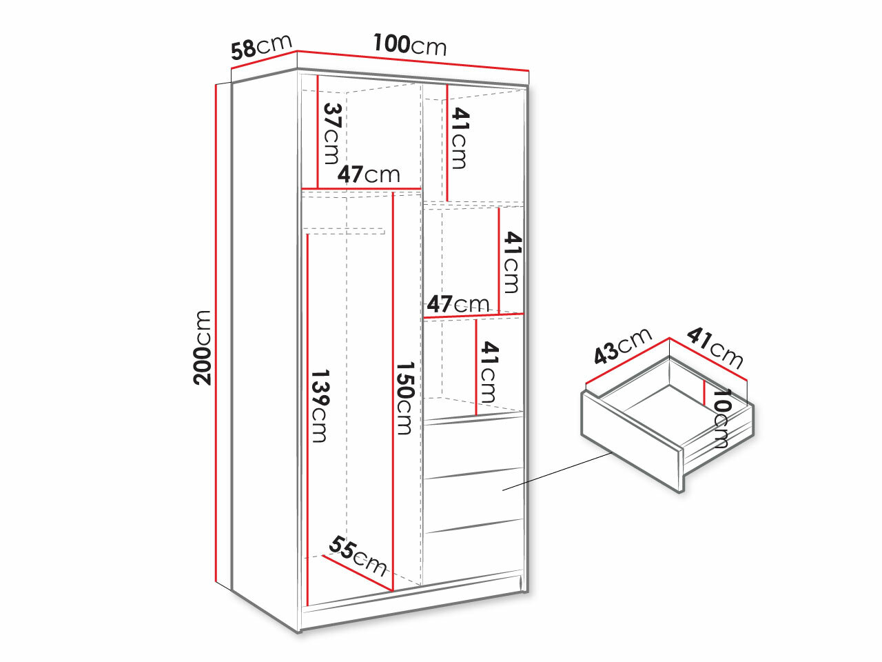 Armoire Honolulu 174