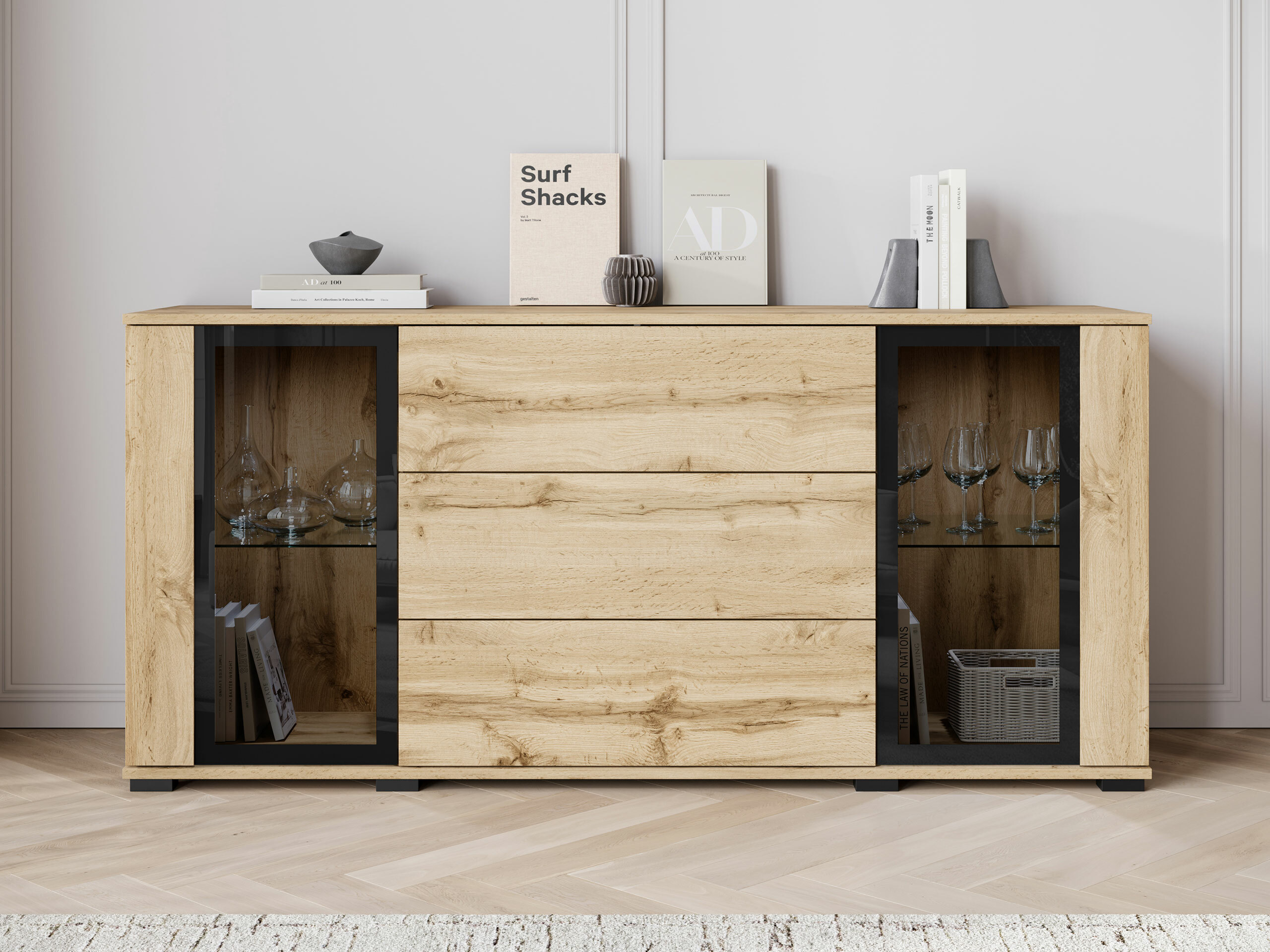 Commode Torcame 101 (Chêne wotan)