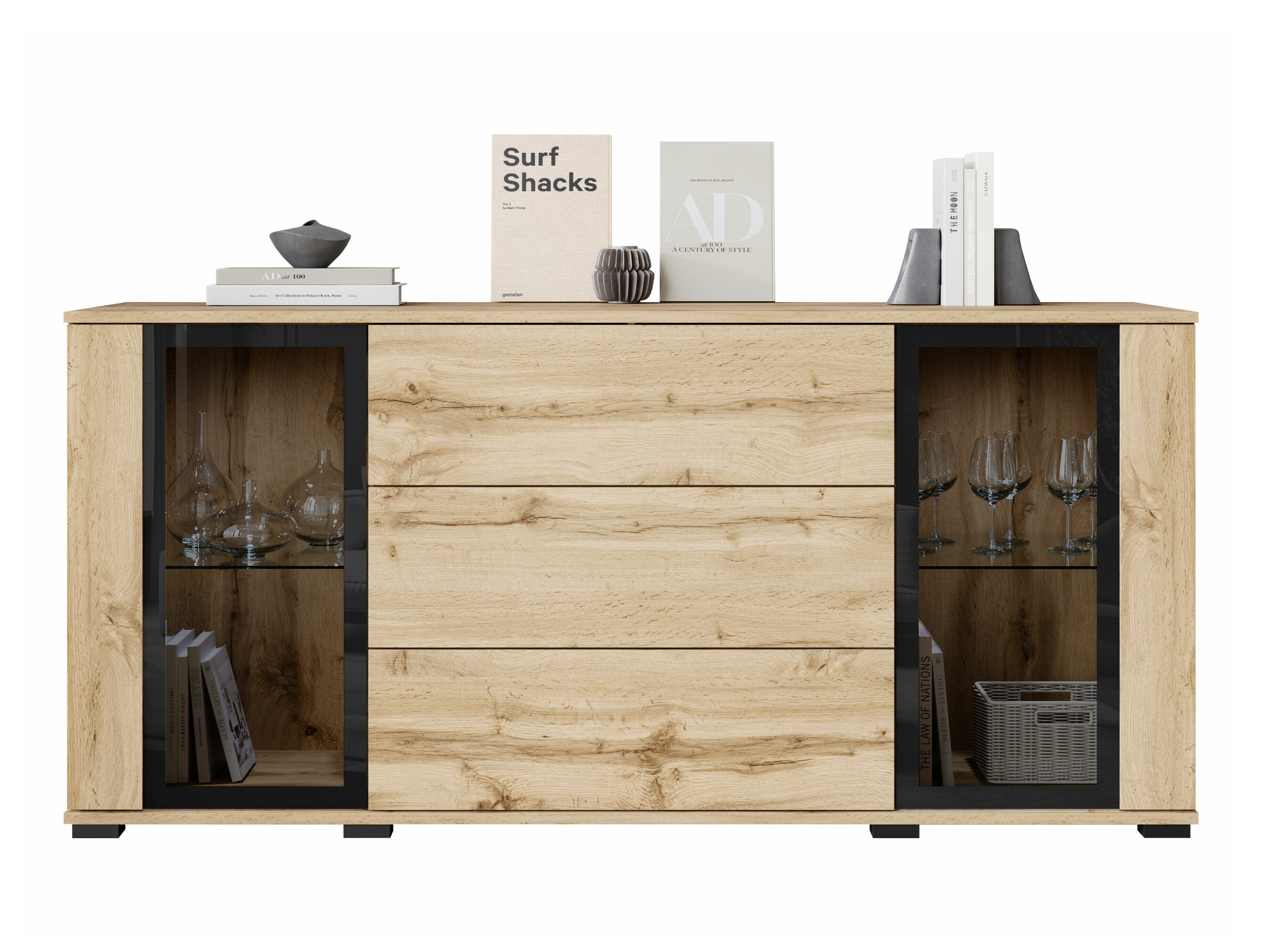 Commode Torcame 101 (Chêne wotan)