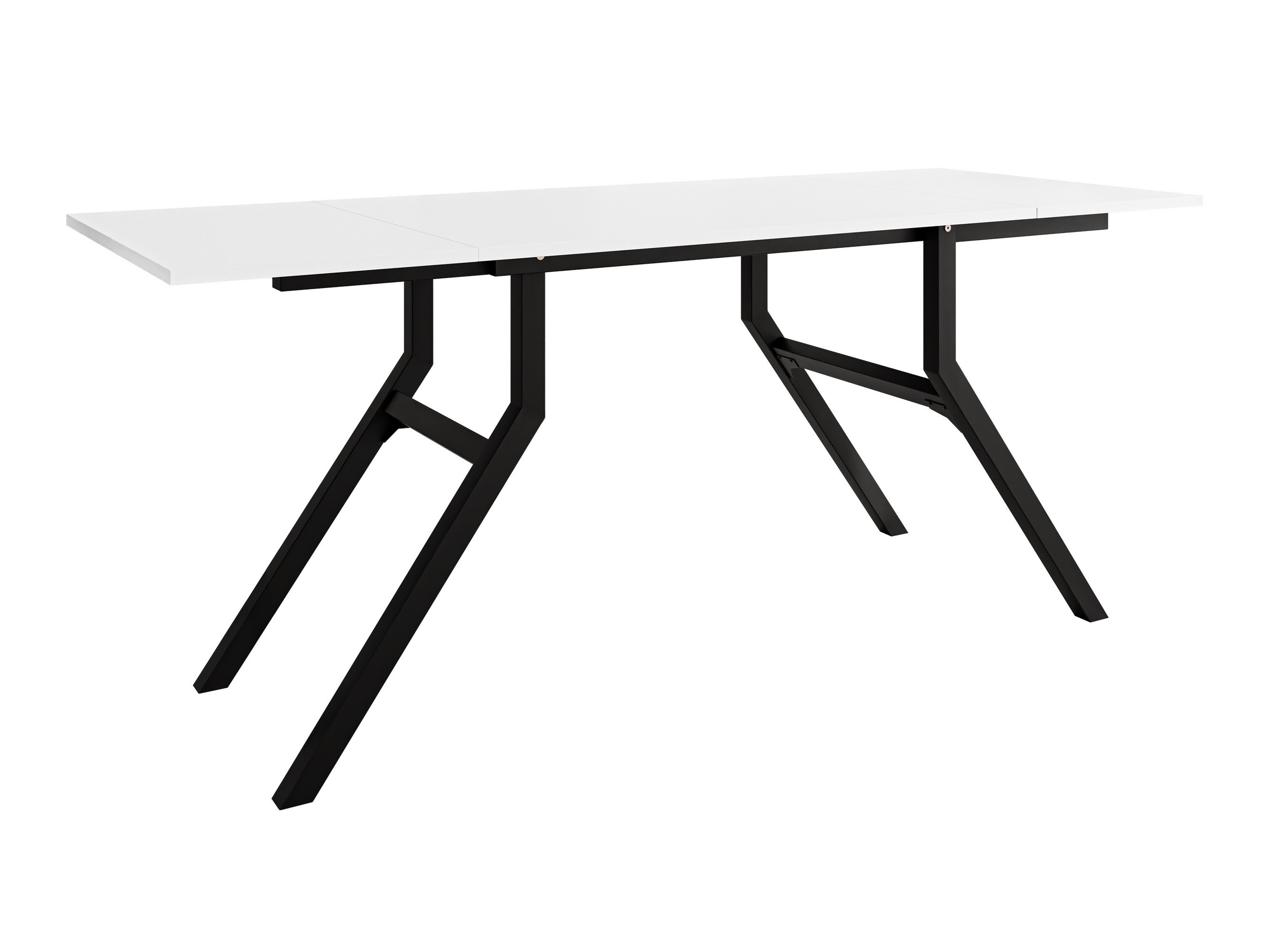Table basse transformable Oswego 151 (Blanc + Noir)