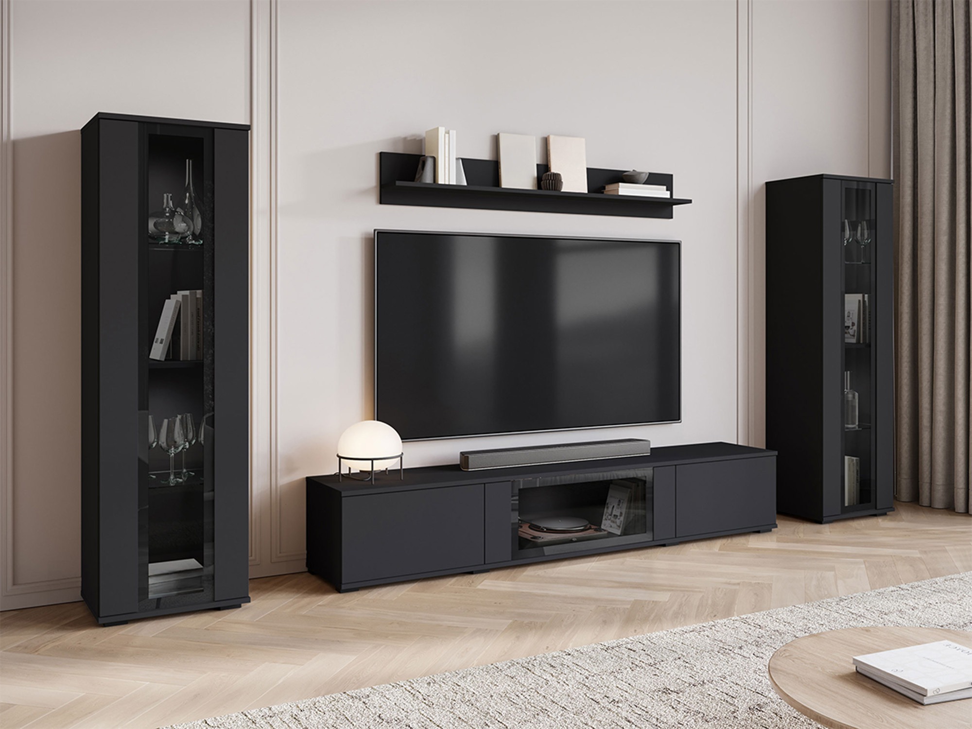 Ensemble de salon Torcame 103 (Noir)