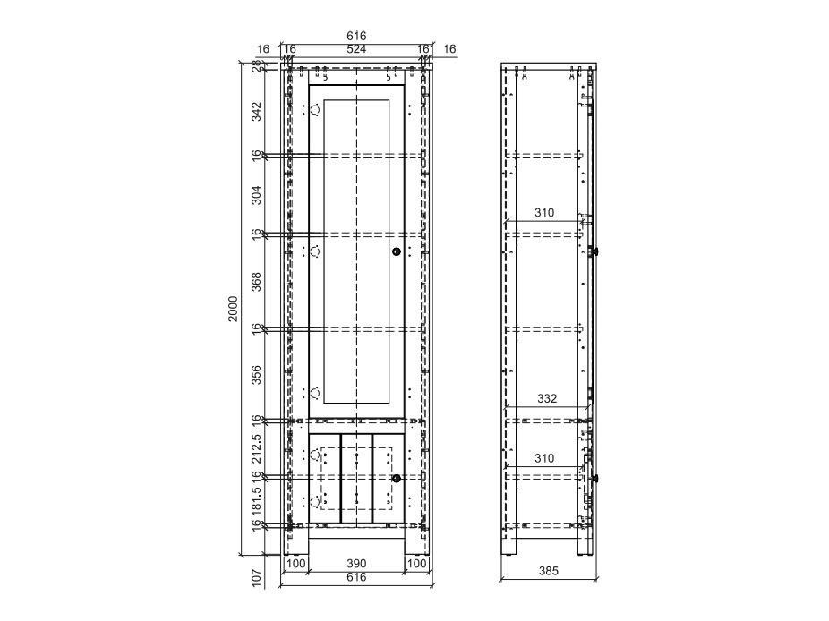 Étagère Mirtalo 100