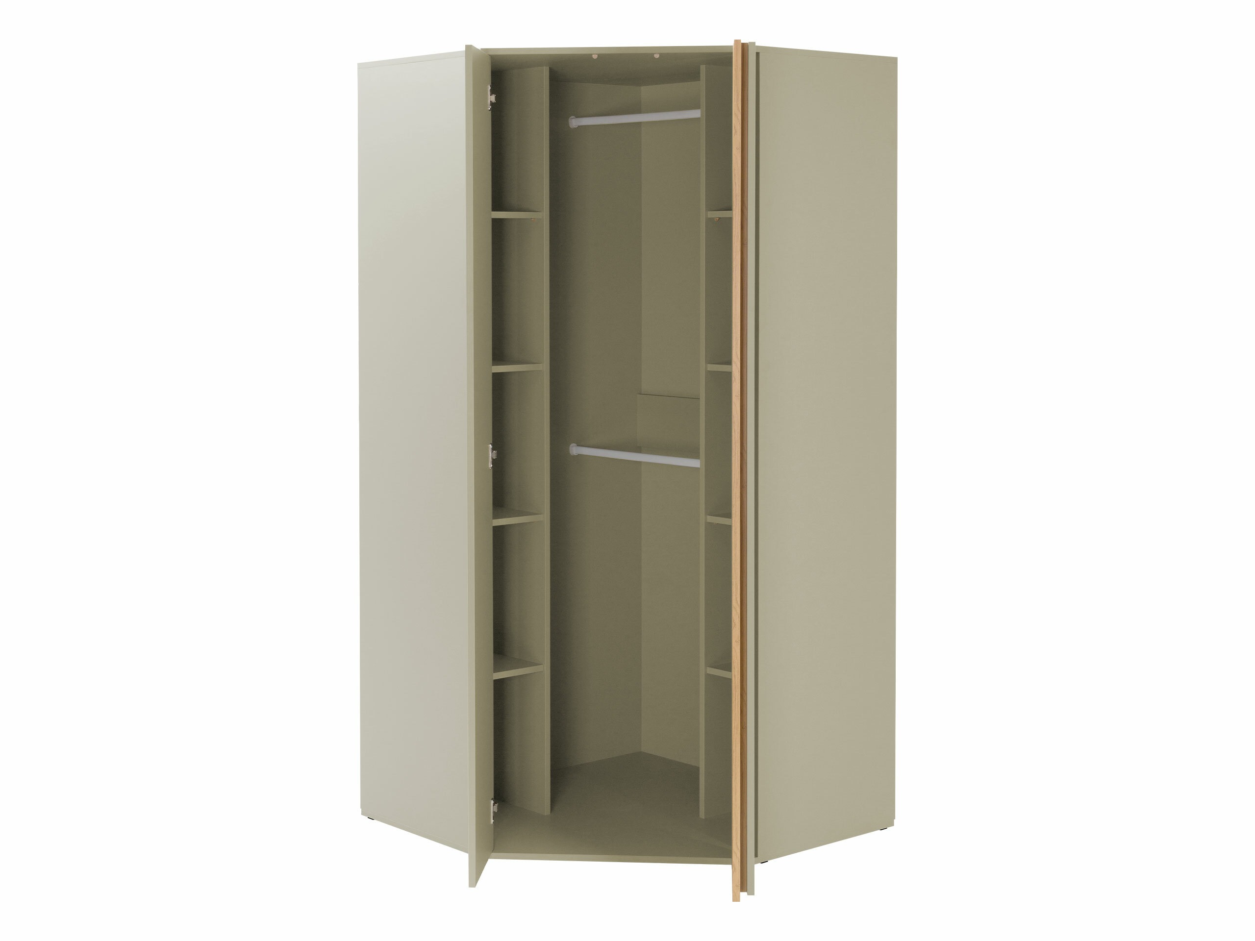 Armoire d'angle Fiosono 101 (Eucalyptus + Chêne)