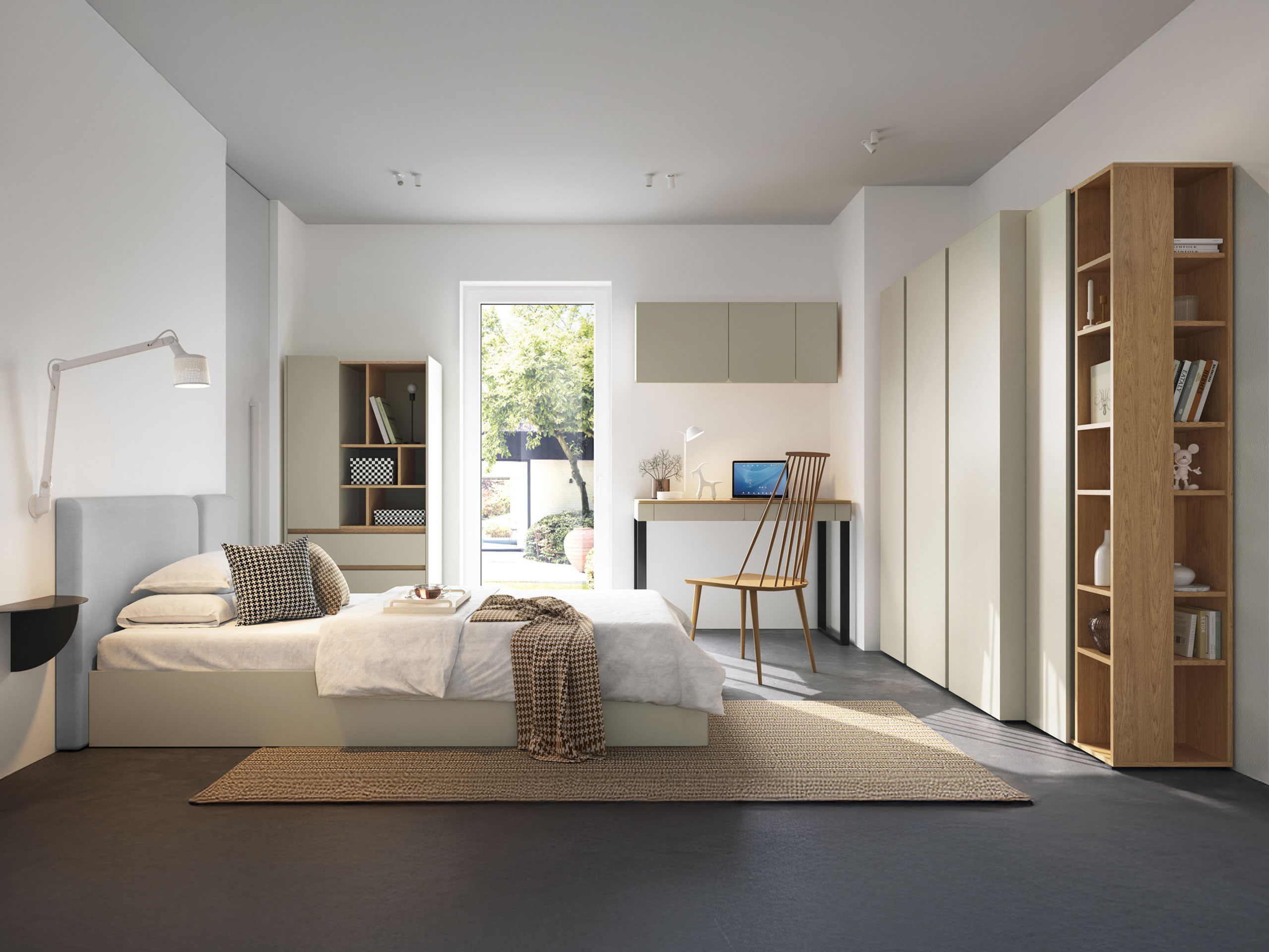 Ensemble de meubles Fiosono 114 (Eucalyptus + Chêne)