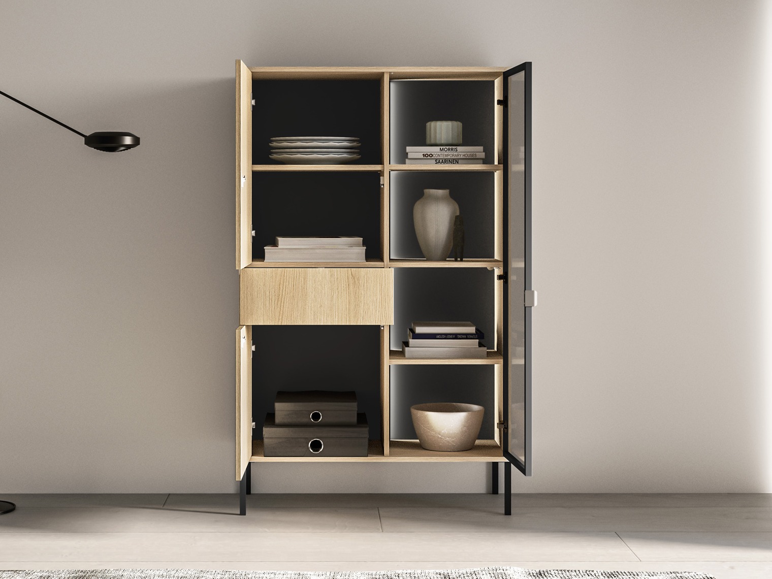 Étagère Virsalo 100 (Chêne)