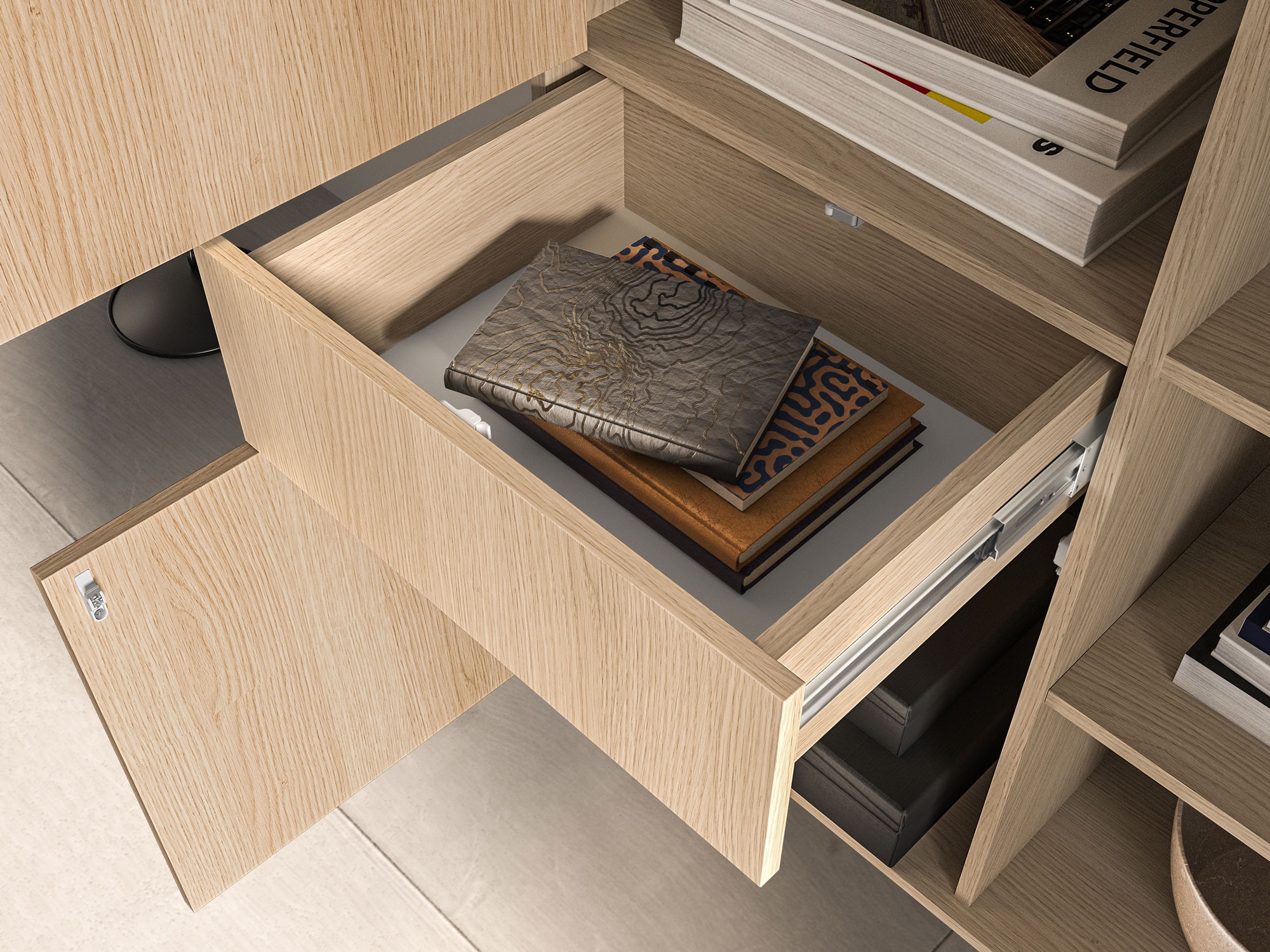 Étagère Virsalo 100 (Chêne)