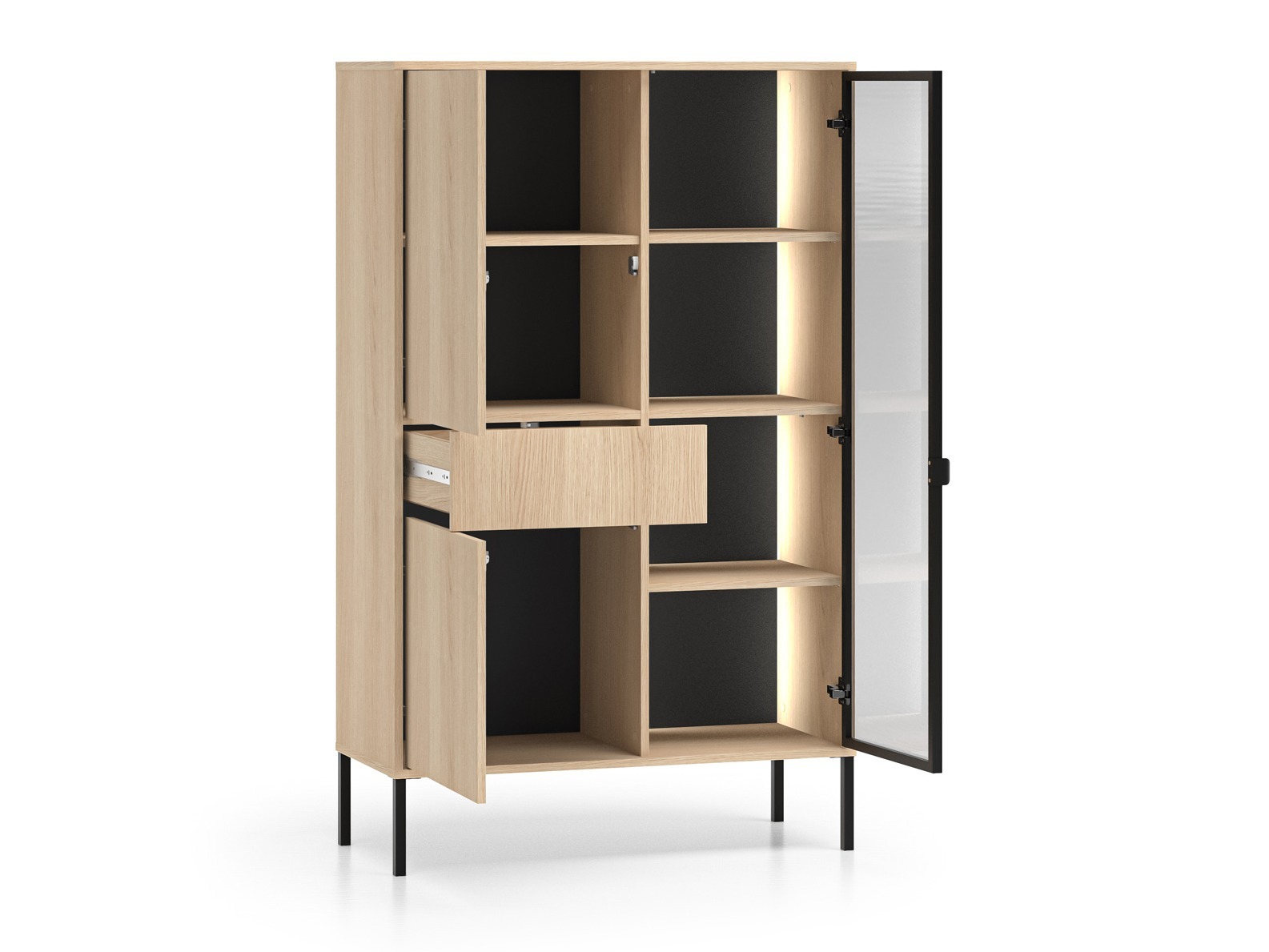 Ensemble de salon Virsalo 105 (Chêne)