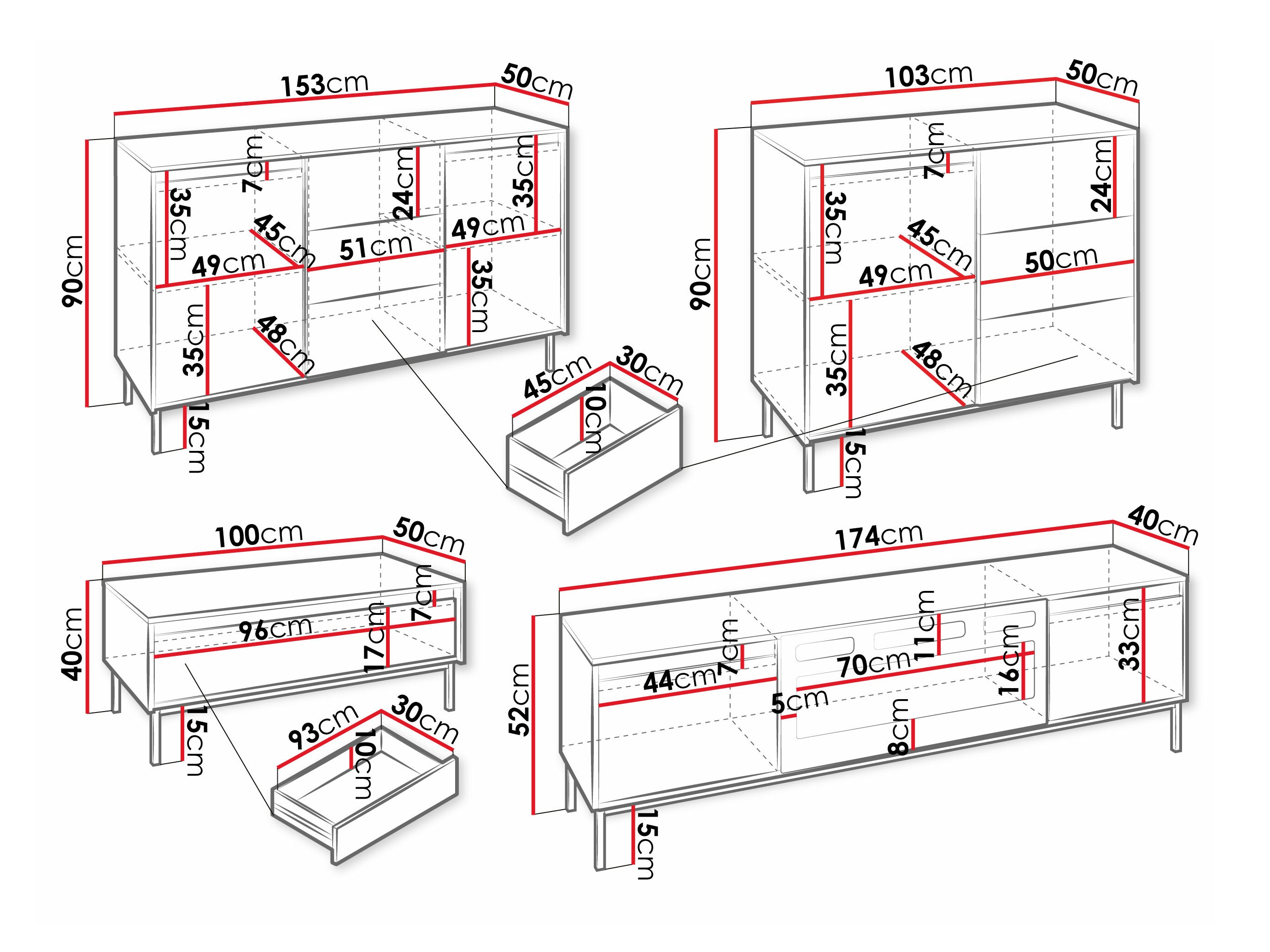 Ensemble de salon Comfivo Delruva III (Blanc)
