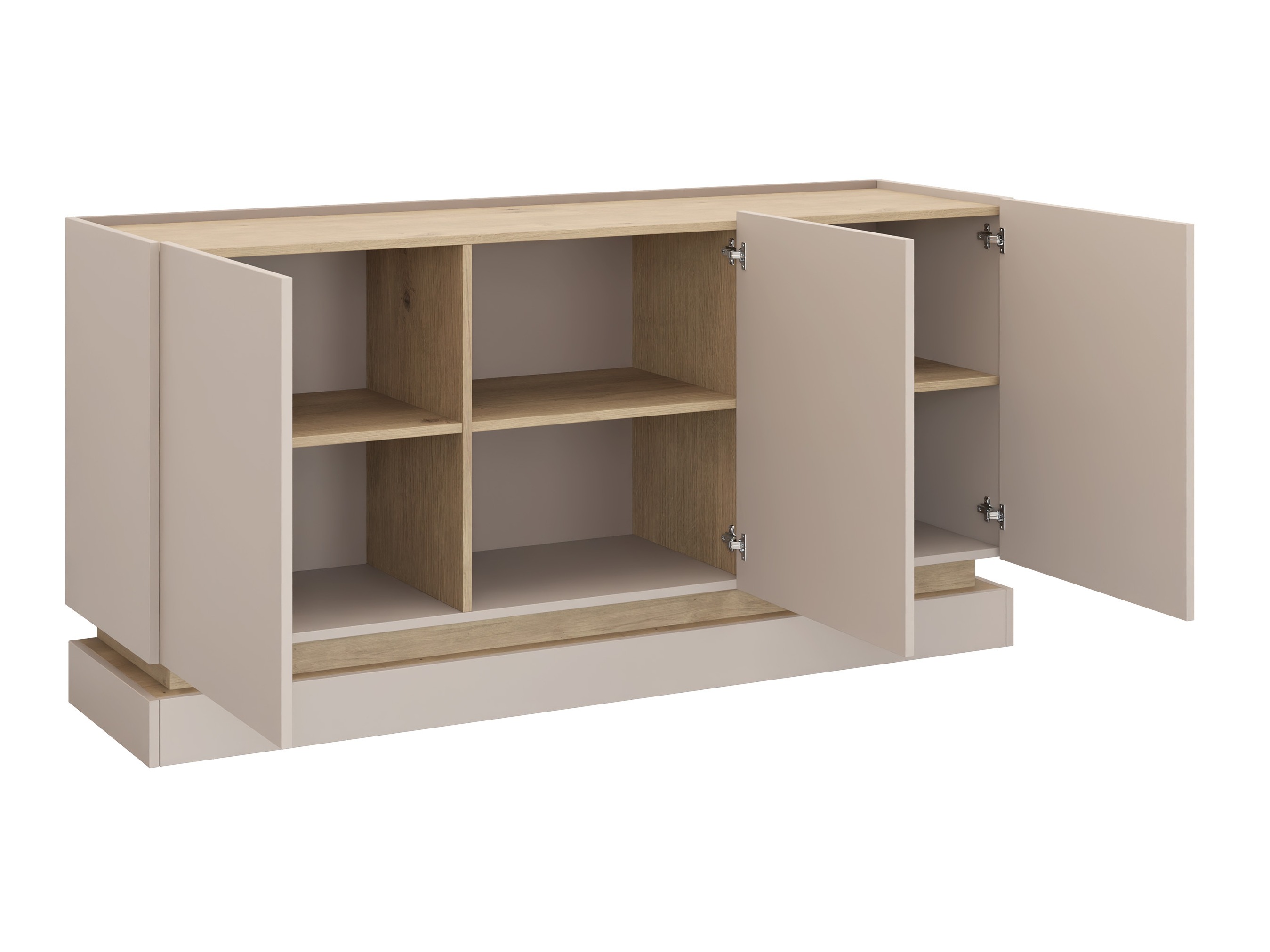 Ensemble de salon Comfivo Tilia (Cachemire + Chêne)