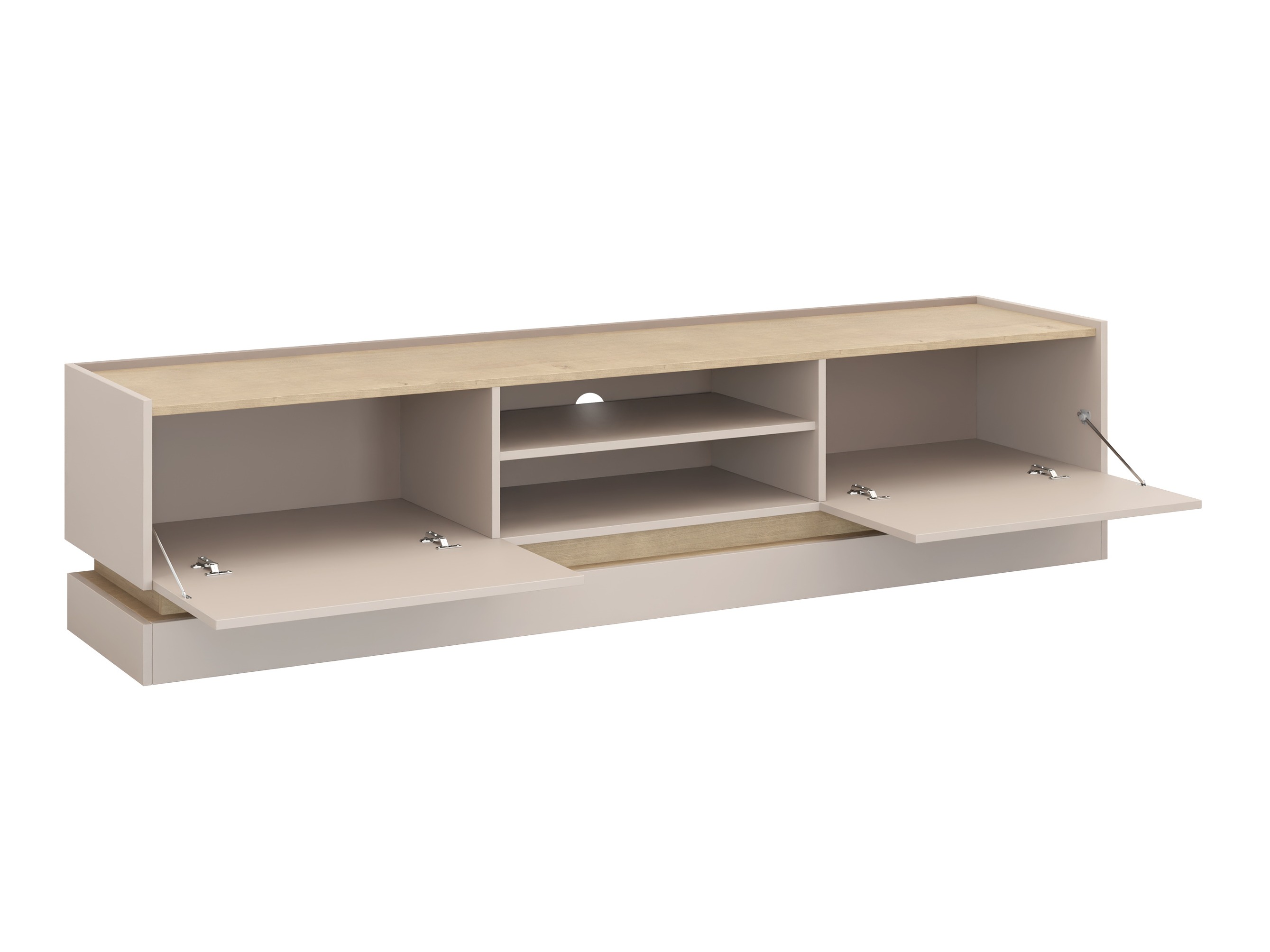 Ensemble de salon Comfivo Tilia (Cachemire + Chêne)