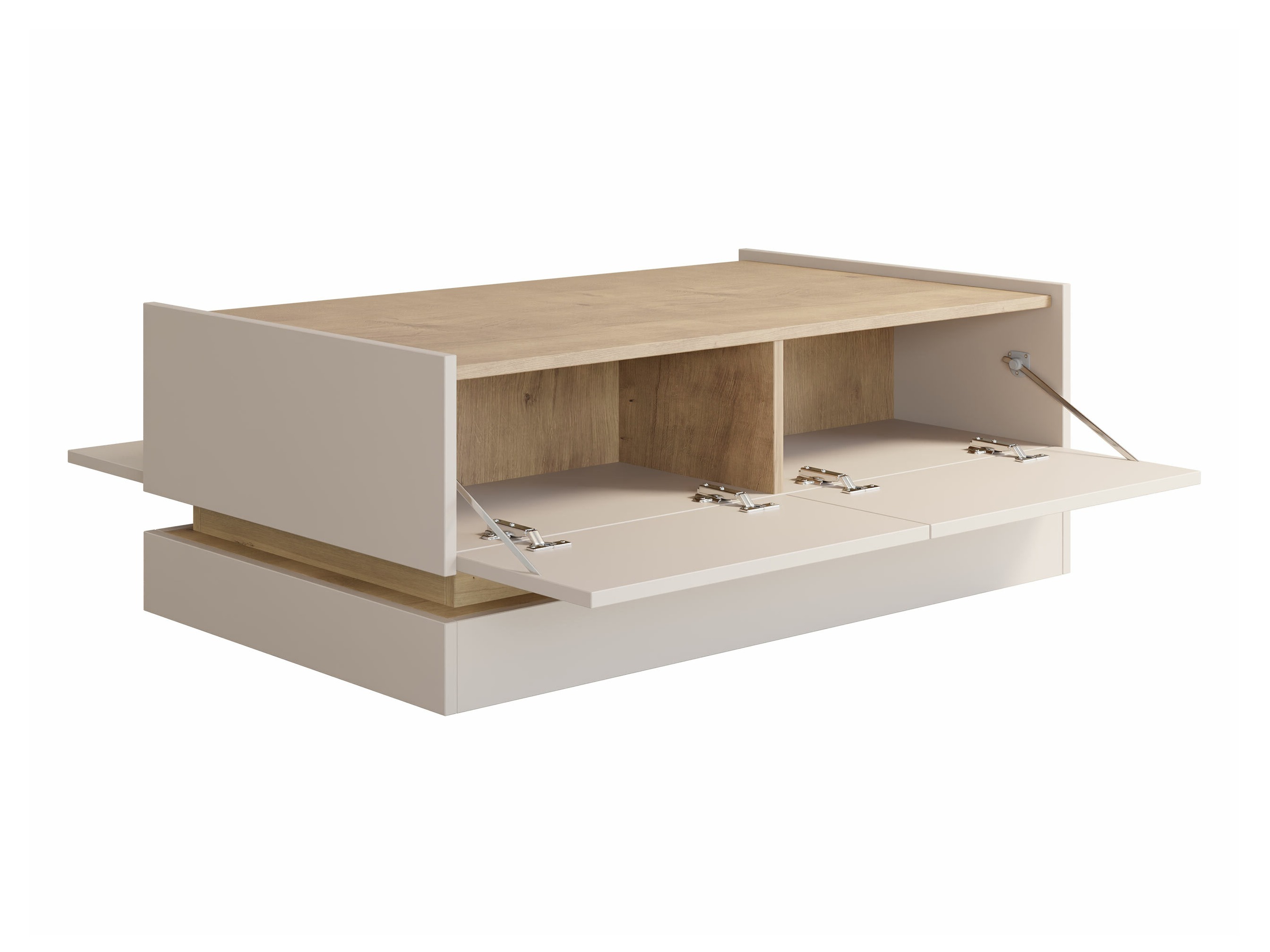 Ensemble de salon Comfivo Tilia (Cachemire + Chêne)