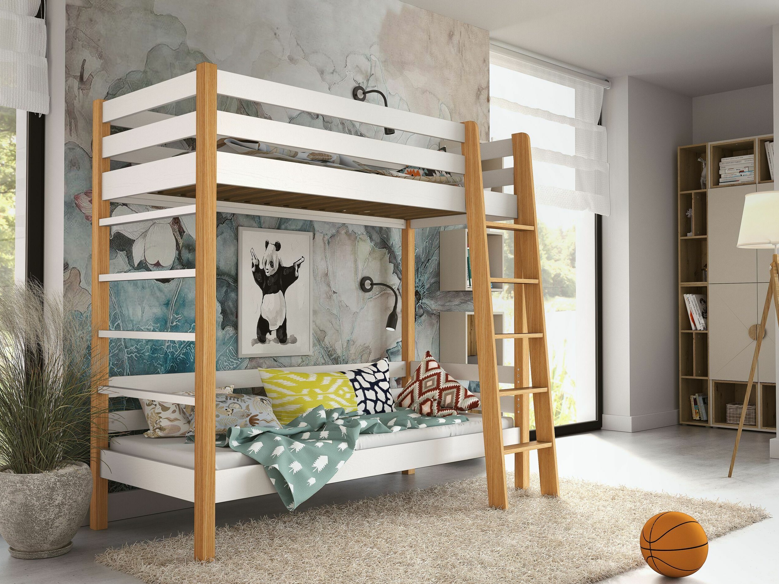 Lit superposé Ogden 174 (Blanc)