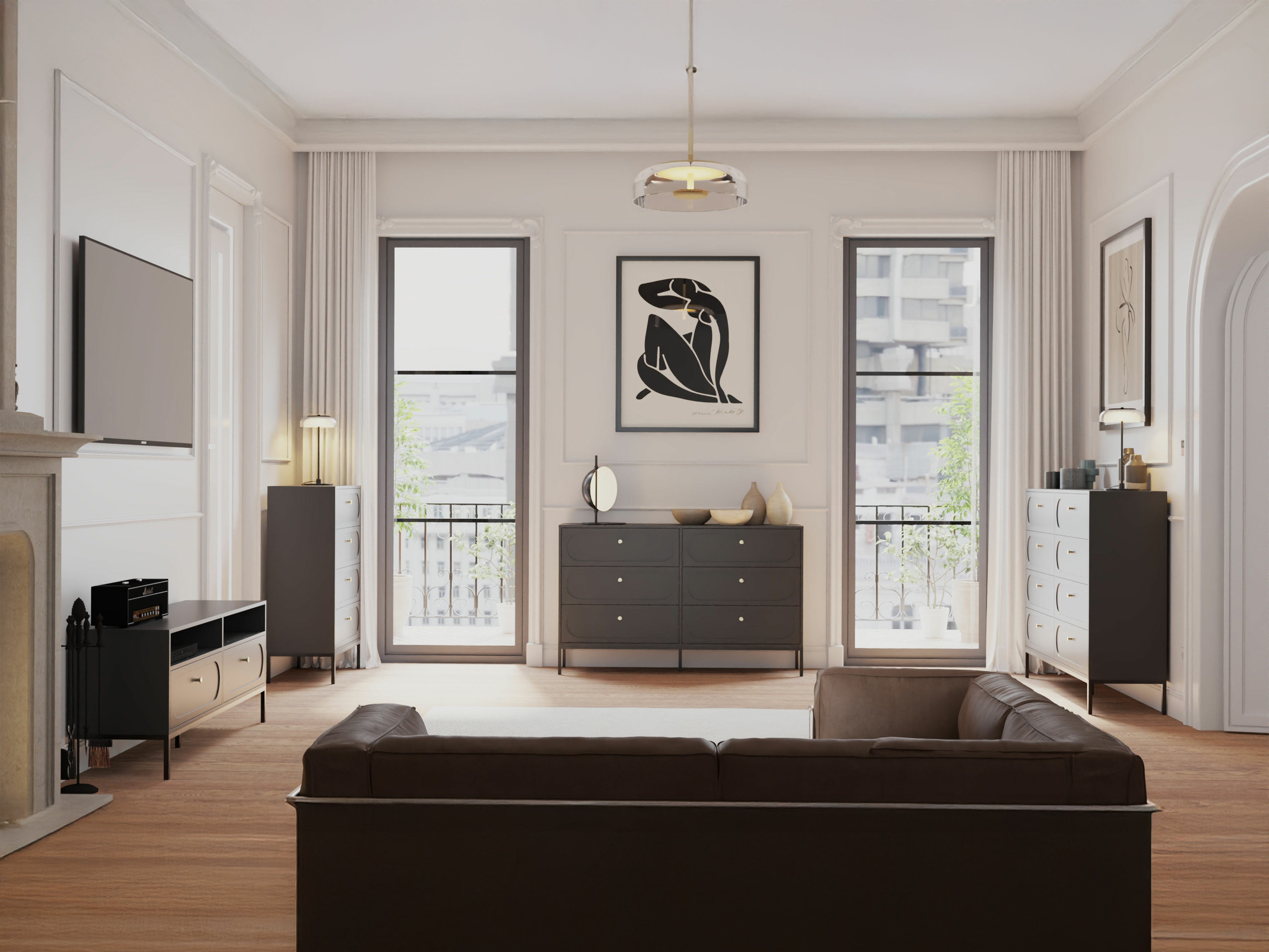 Commode Bristol 234 (Noir)