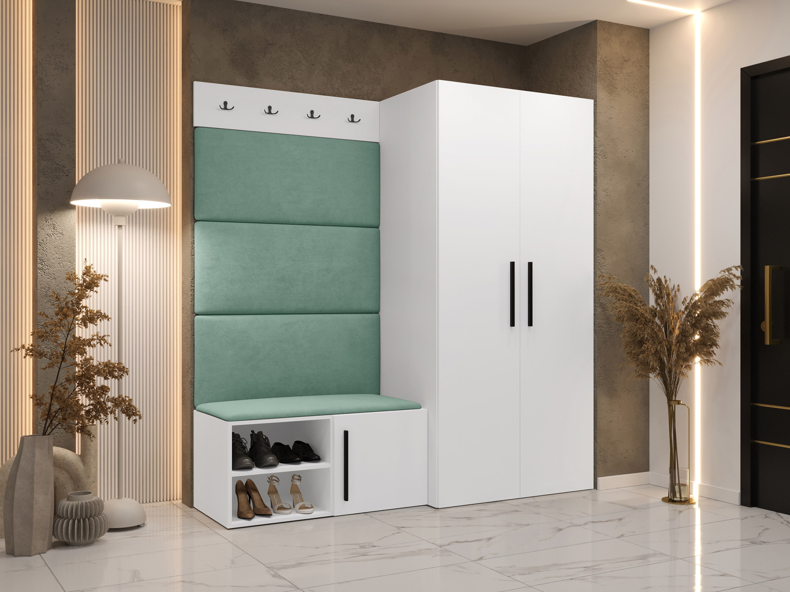 Meuble d'entrée Nitos I (Blanc)