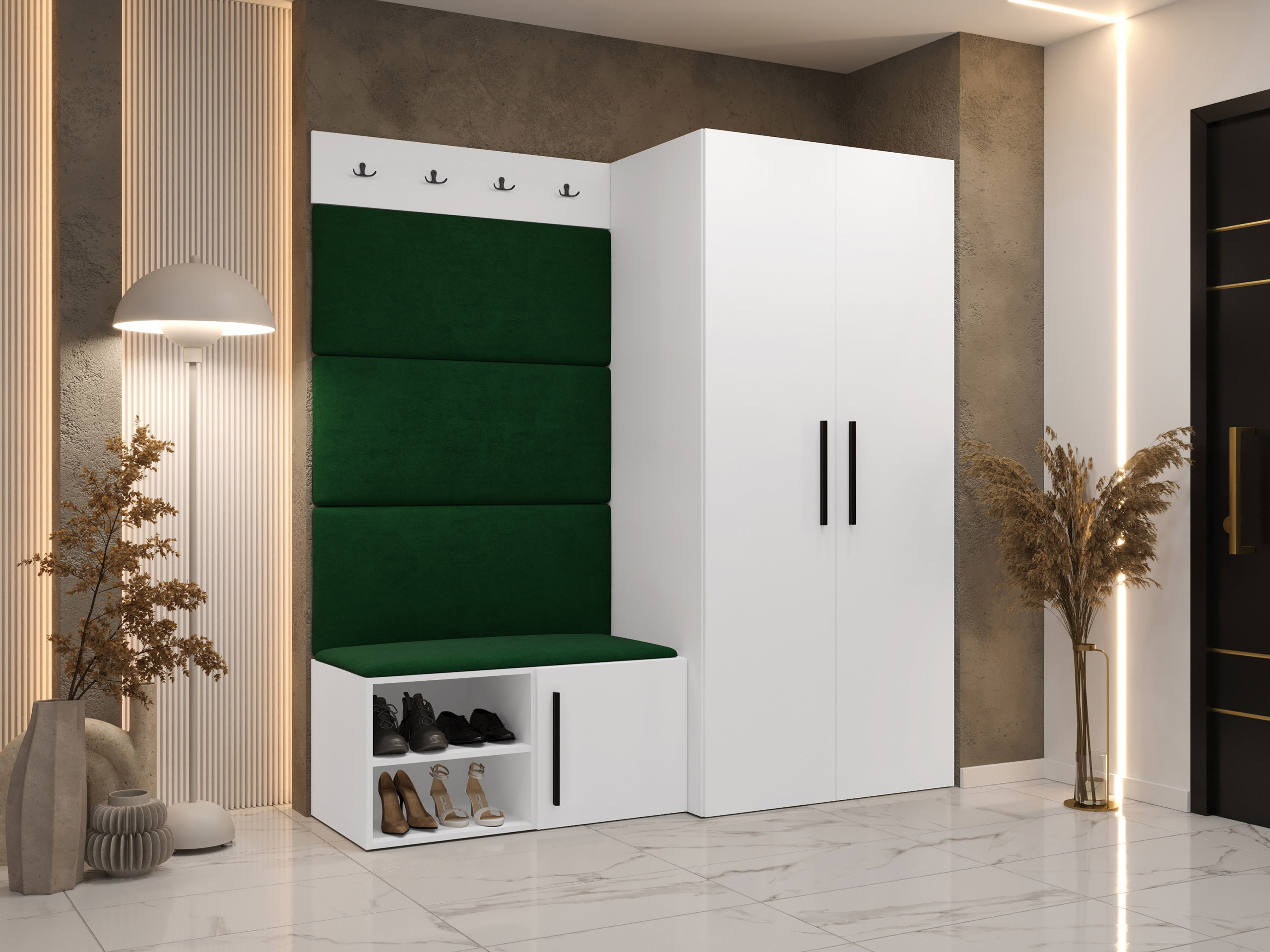 Meuble d'entrée Nitos I (Blanc)