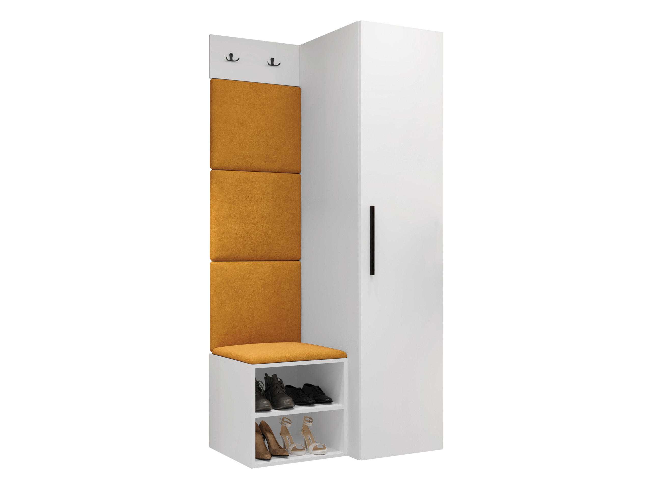 Meuble d'entrée Nitos III (Blanc)