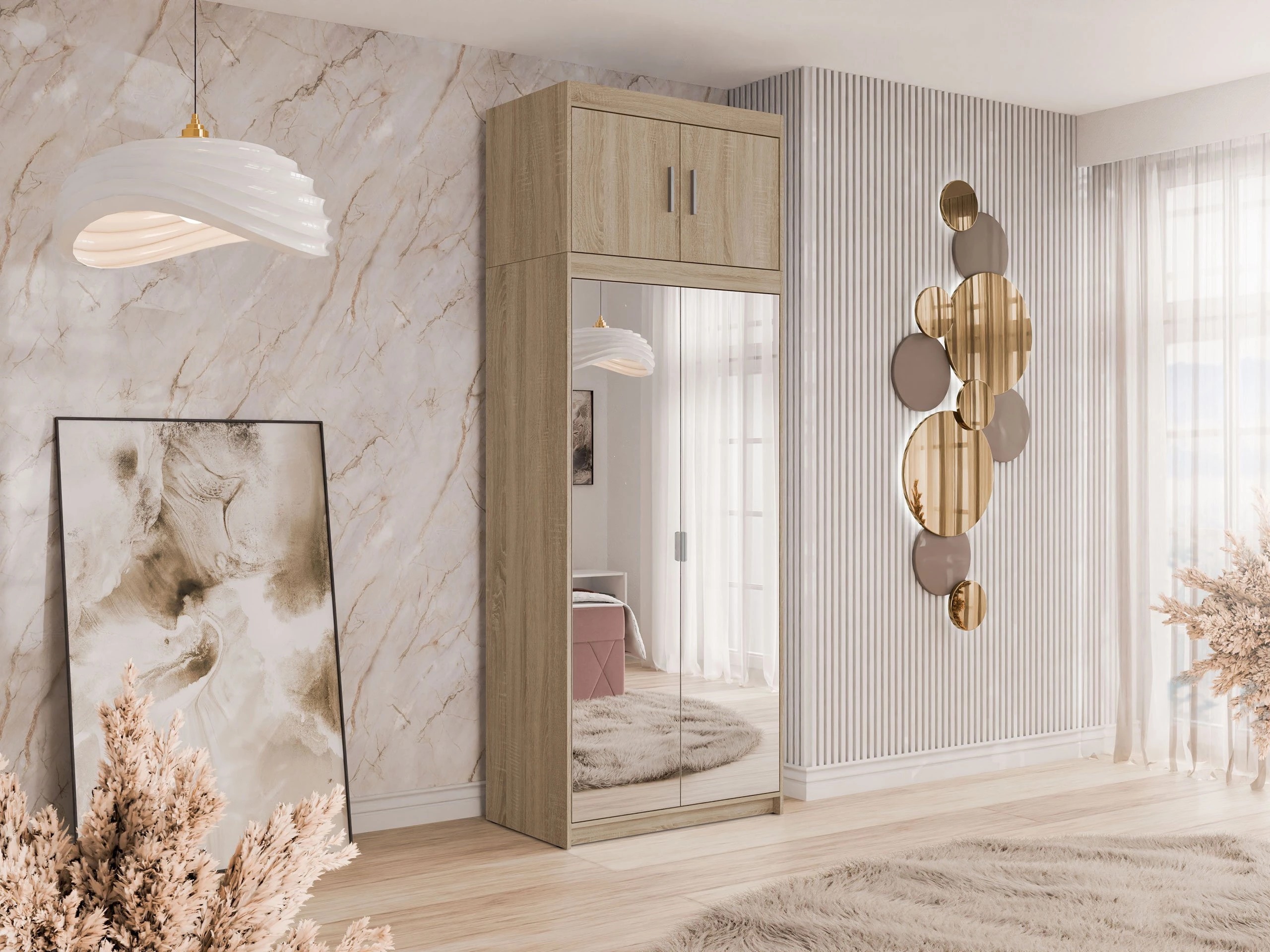 Armoire Novduni 119 (Sonoma chêne)