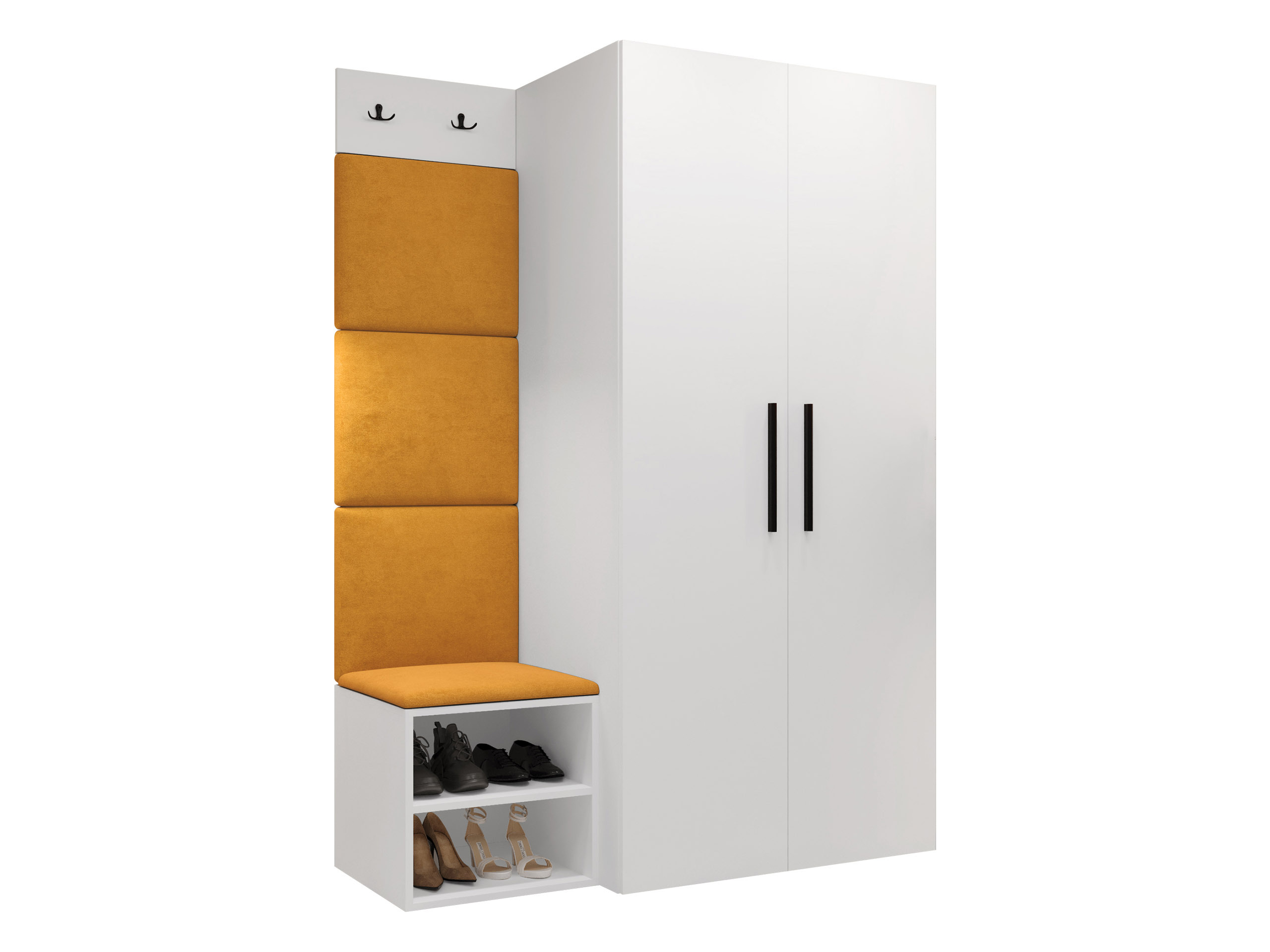 Meuble d'entrée Nitos IV (Blanc)