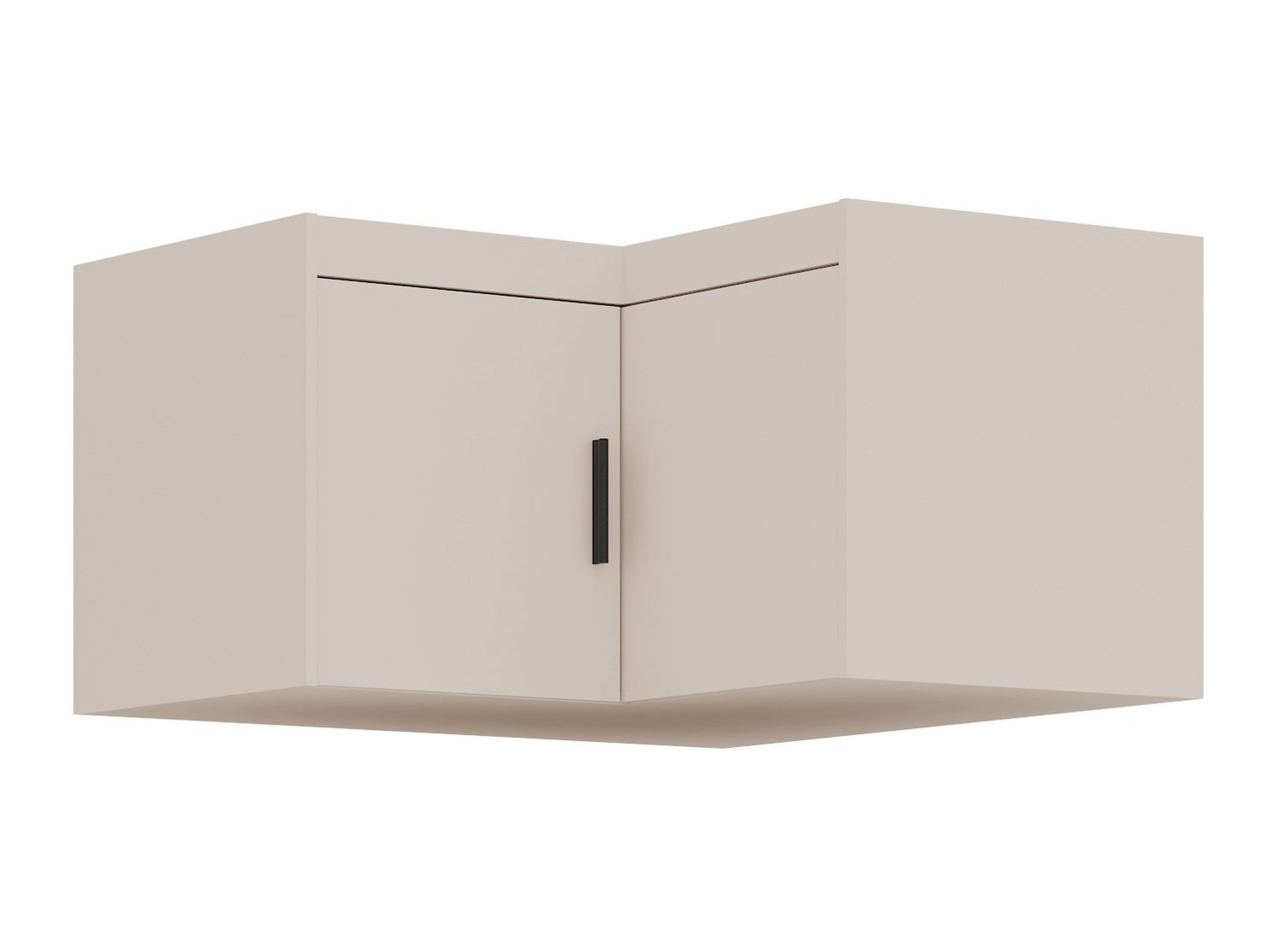 Armoire d'angle Novduni 118 (Beige)