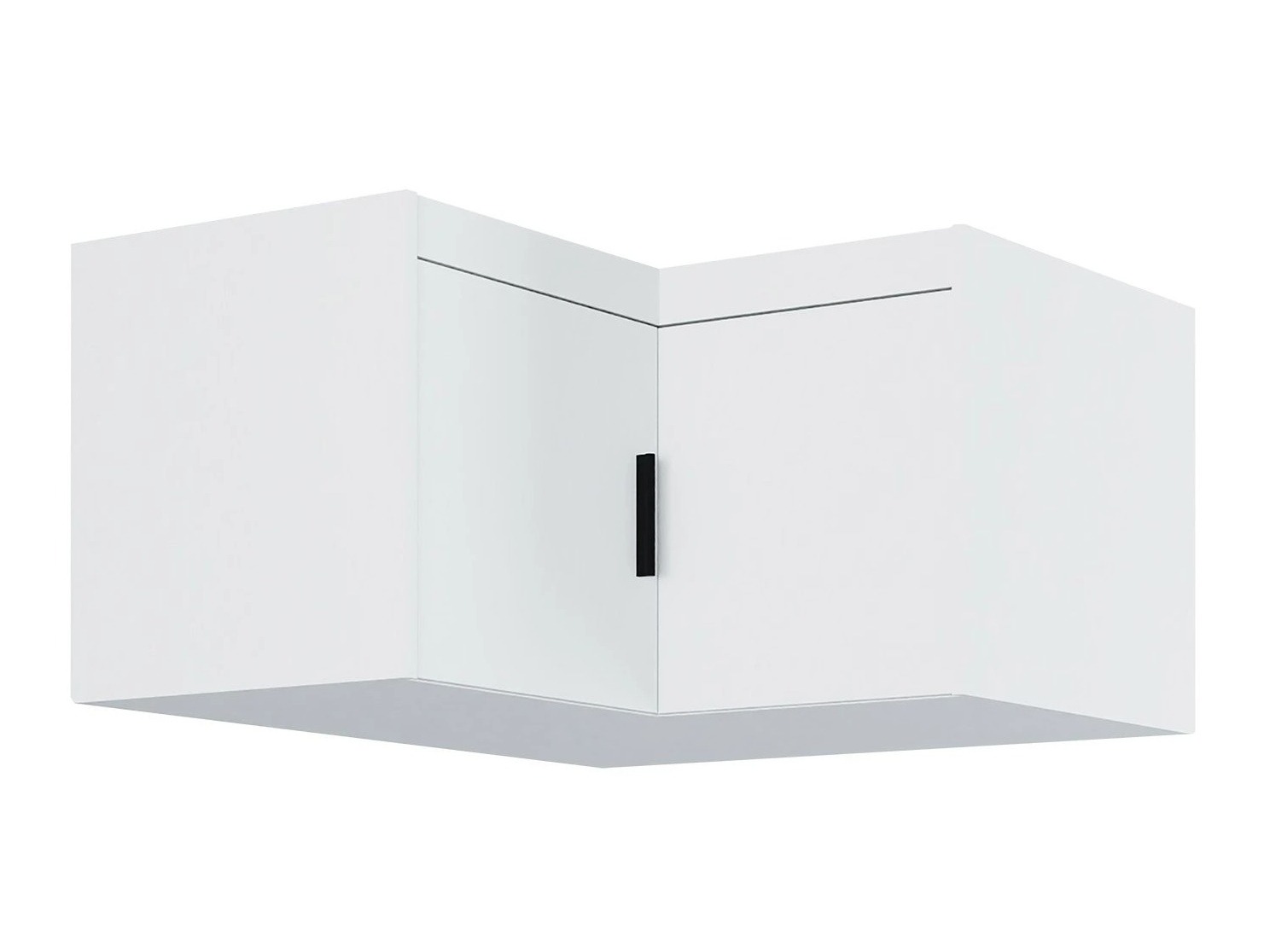 Armoire d'angle Novduni 118 (Blanc)