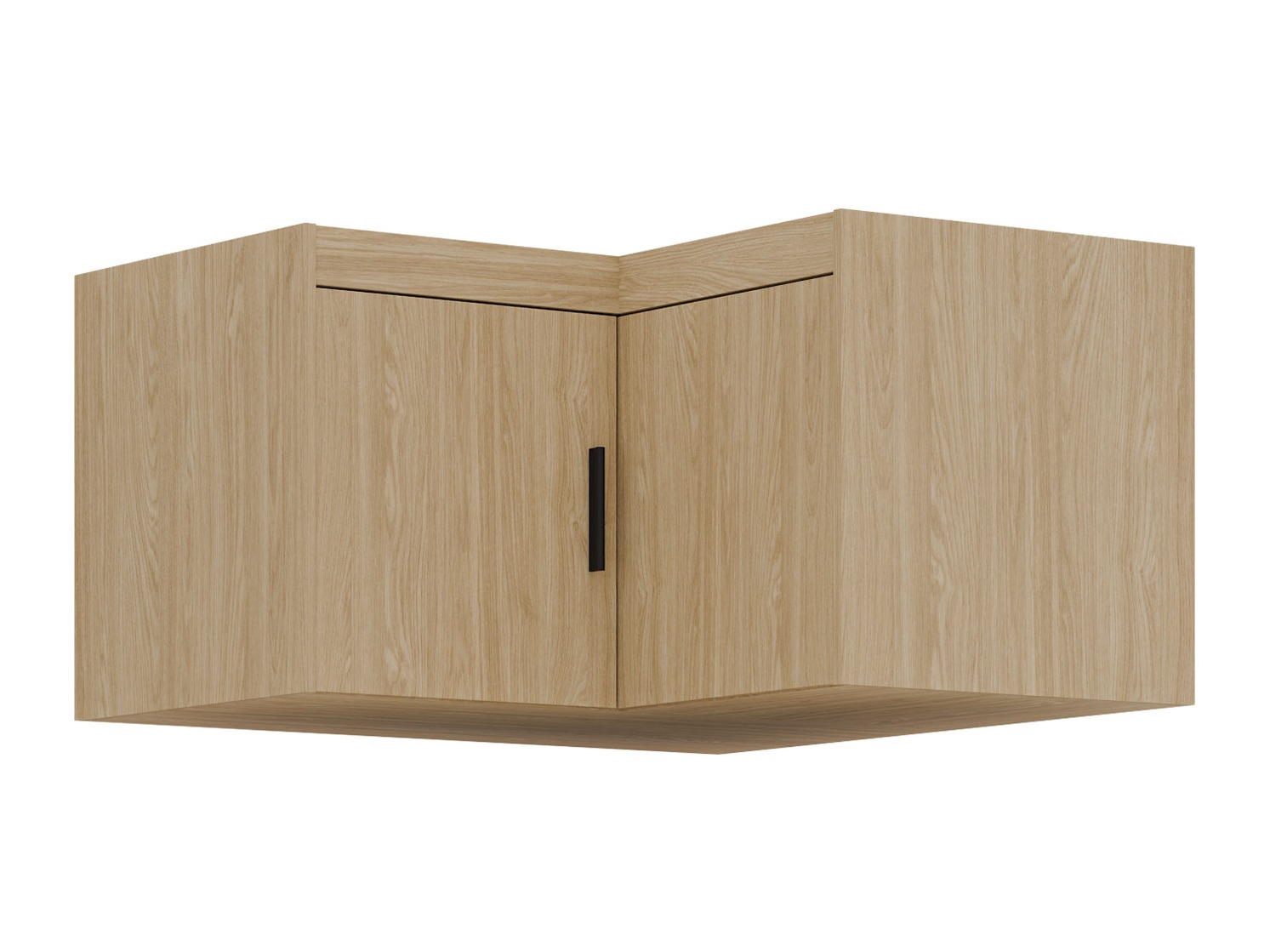 Armoire d'angle Novduni 118 (Chêne)