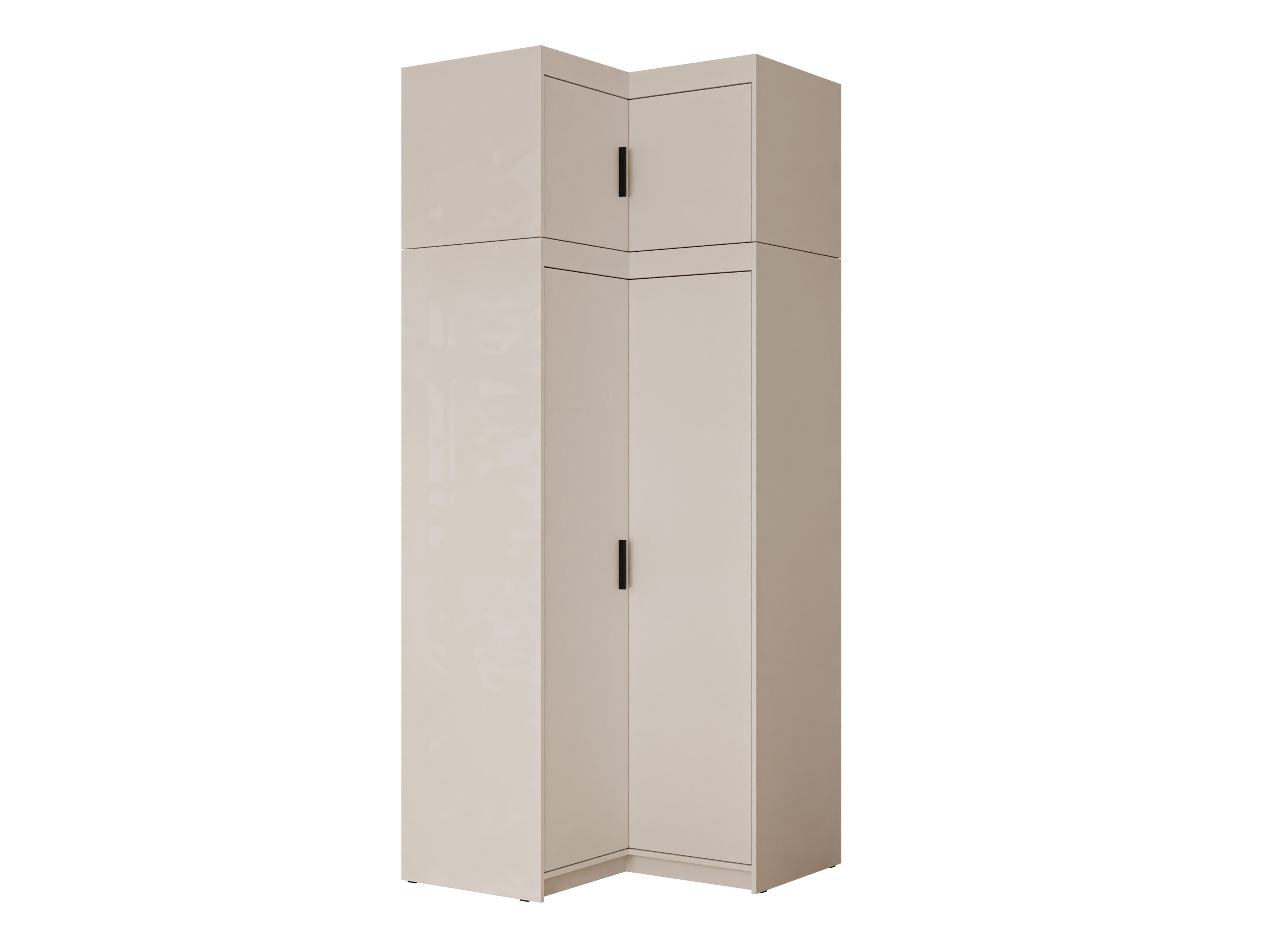 Armoire d'angle Novduni 121 (Beige)