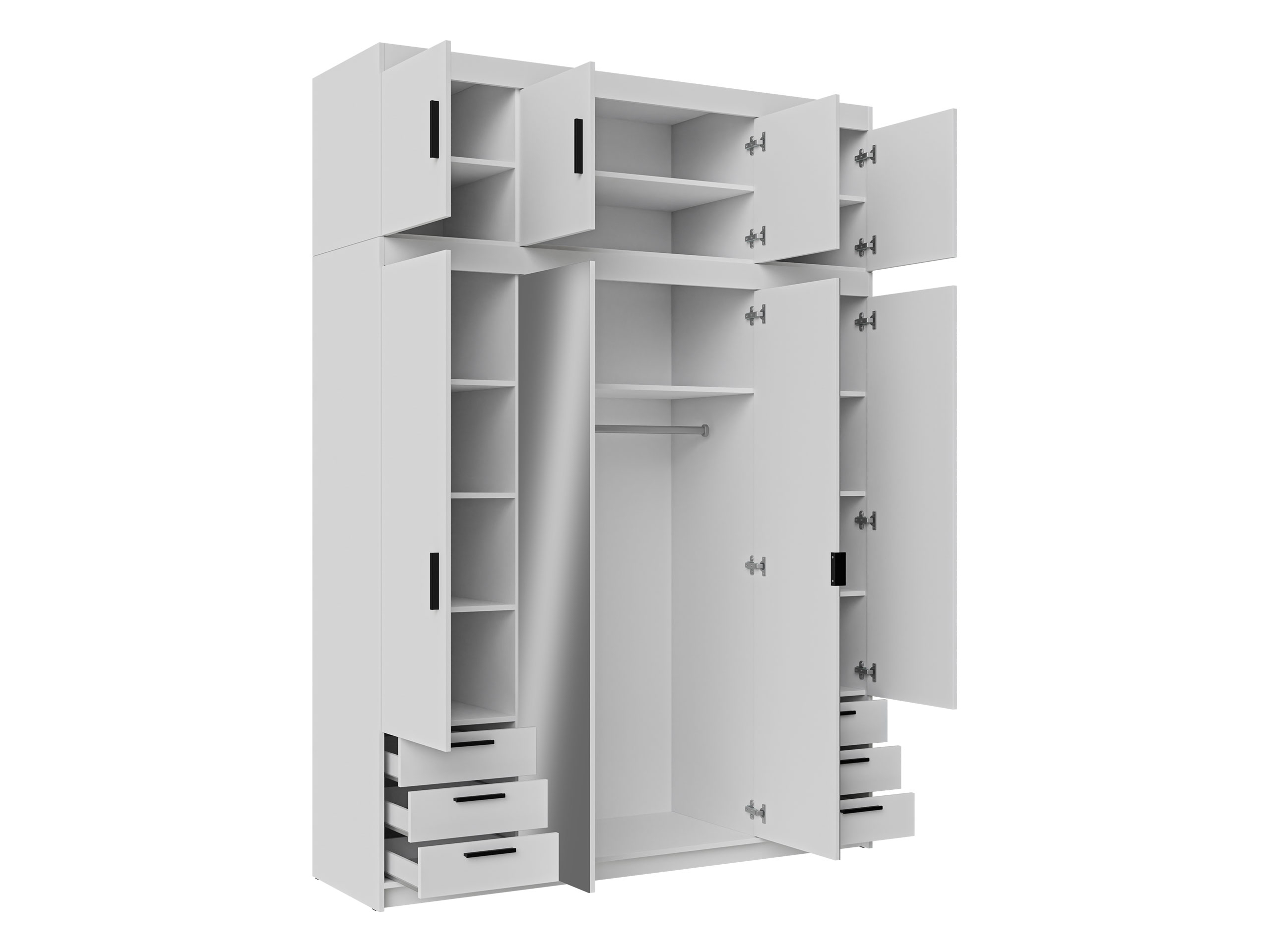 Armoire Novduni 120 (Blanc)