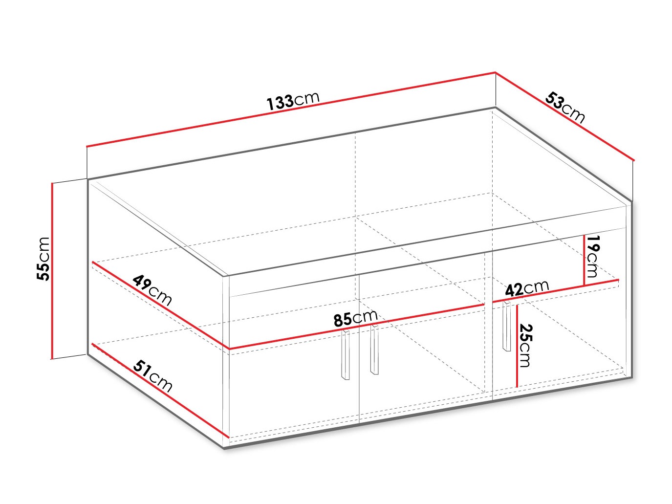 Buffet Novduni 124 (Chêne de Lefkas)