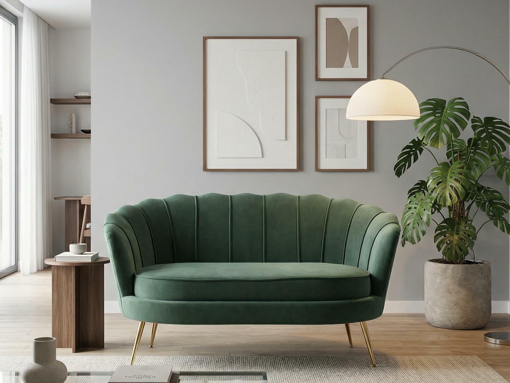 Canapé Houston 827 (Vert foncé)
