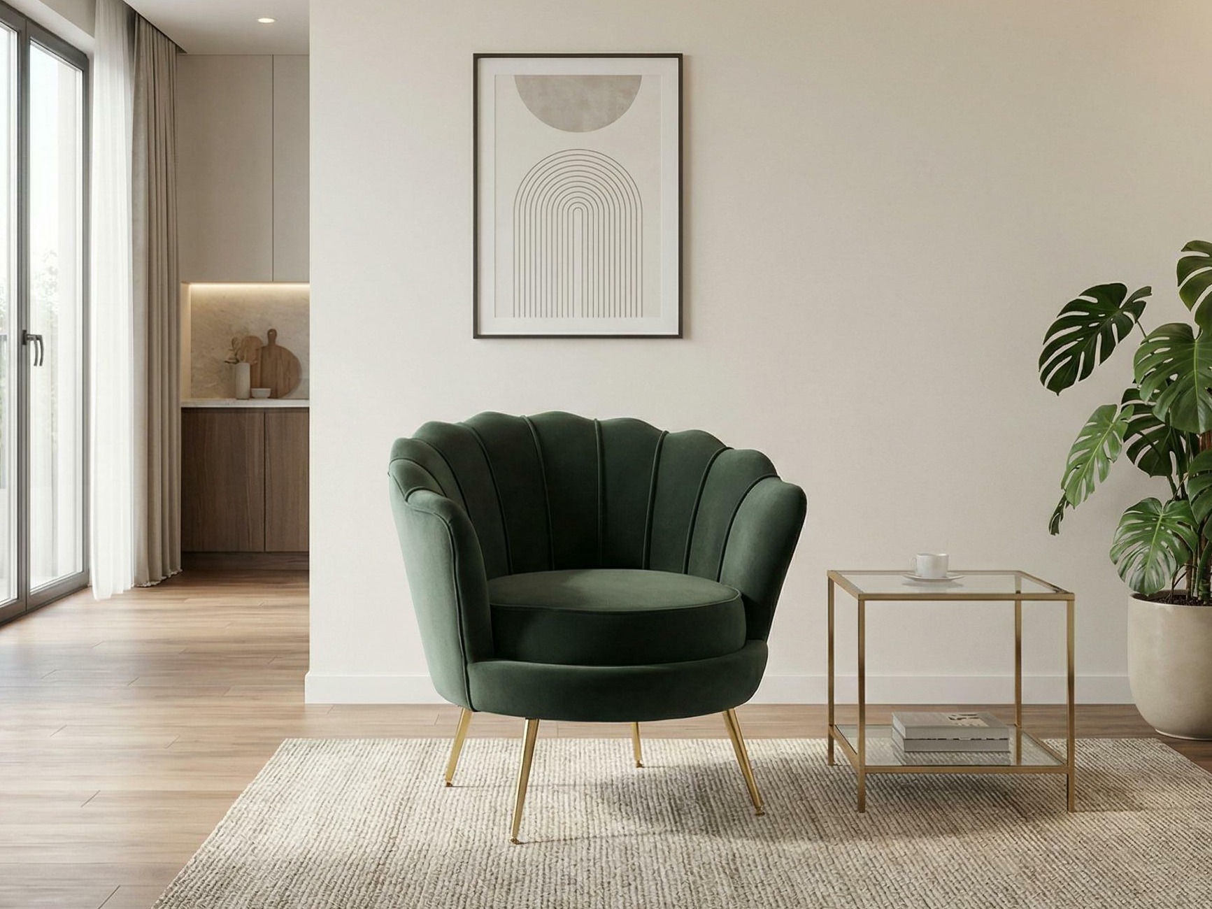 Fauteuil Houston 828 (Vert foncé)
