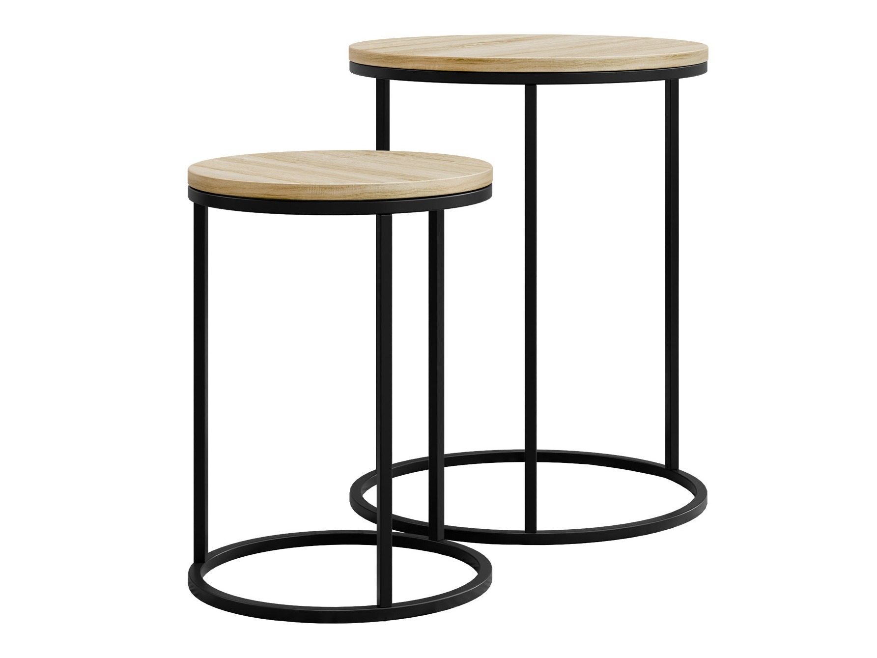 Ensemble de tables d'appoint Iter (Clair bois)