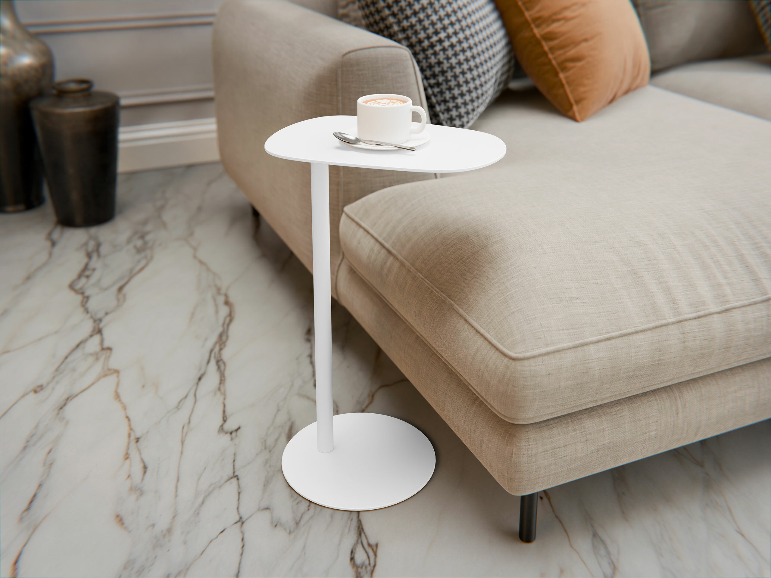 Table d'appoint Via (Blanc)