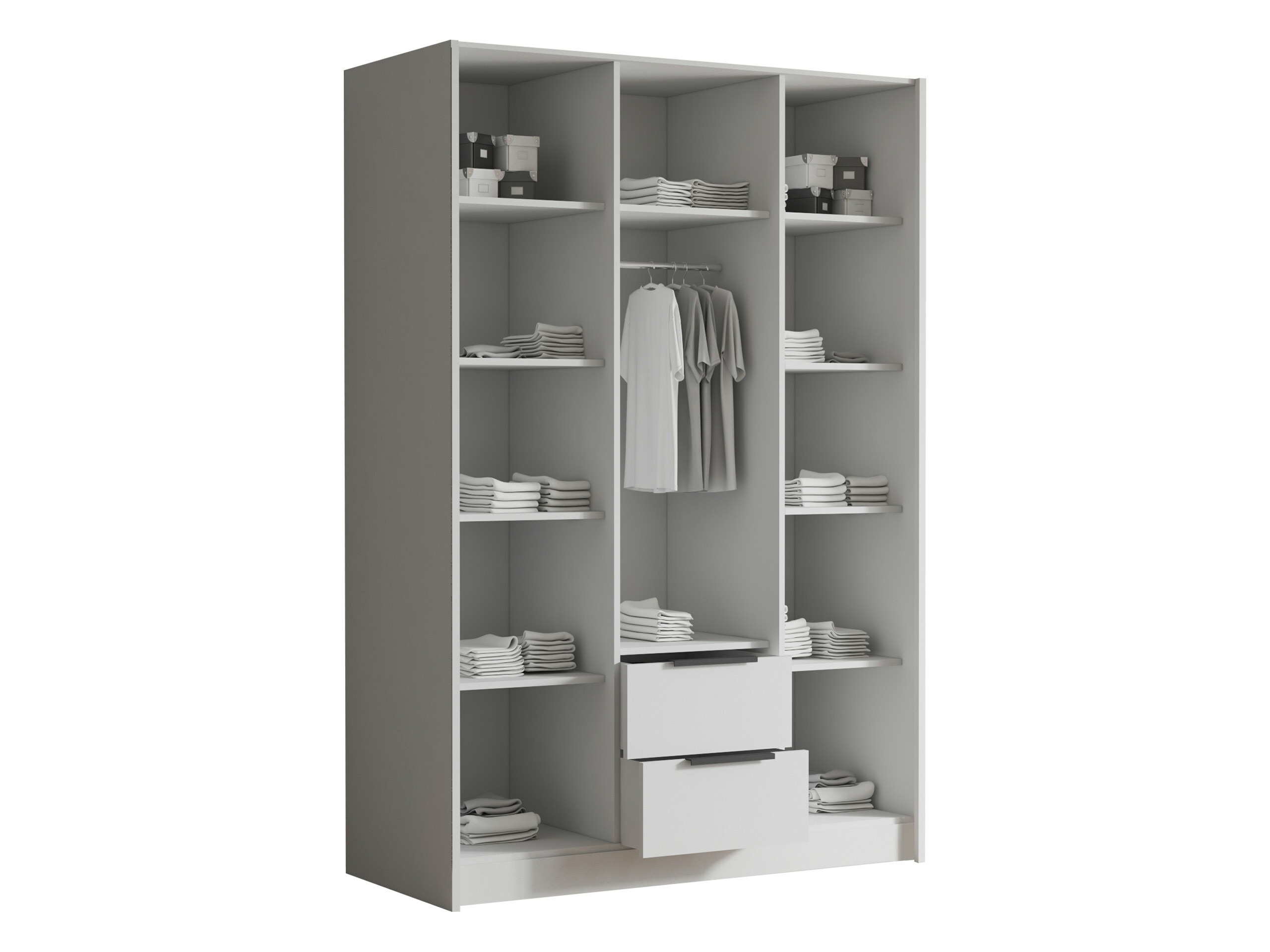 Armoire Closico Calvron I (Blanc)