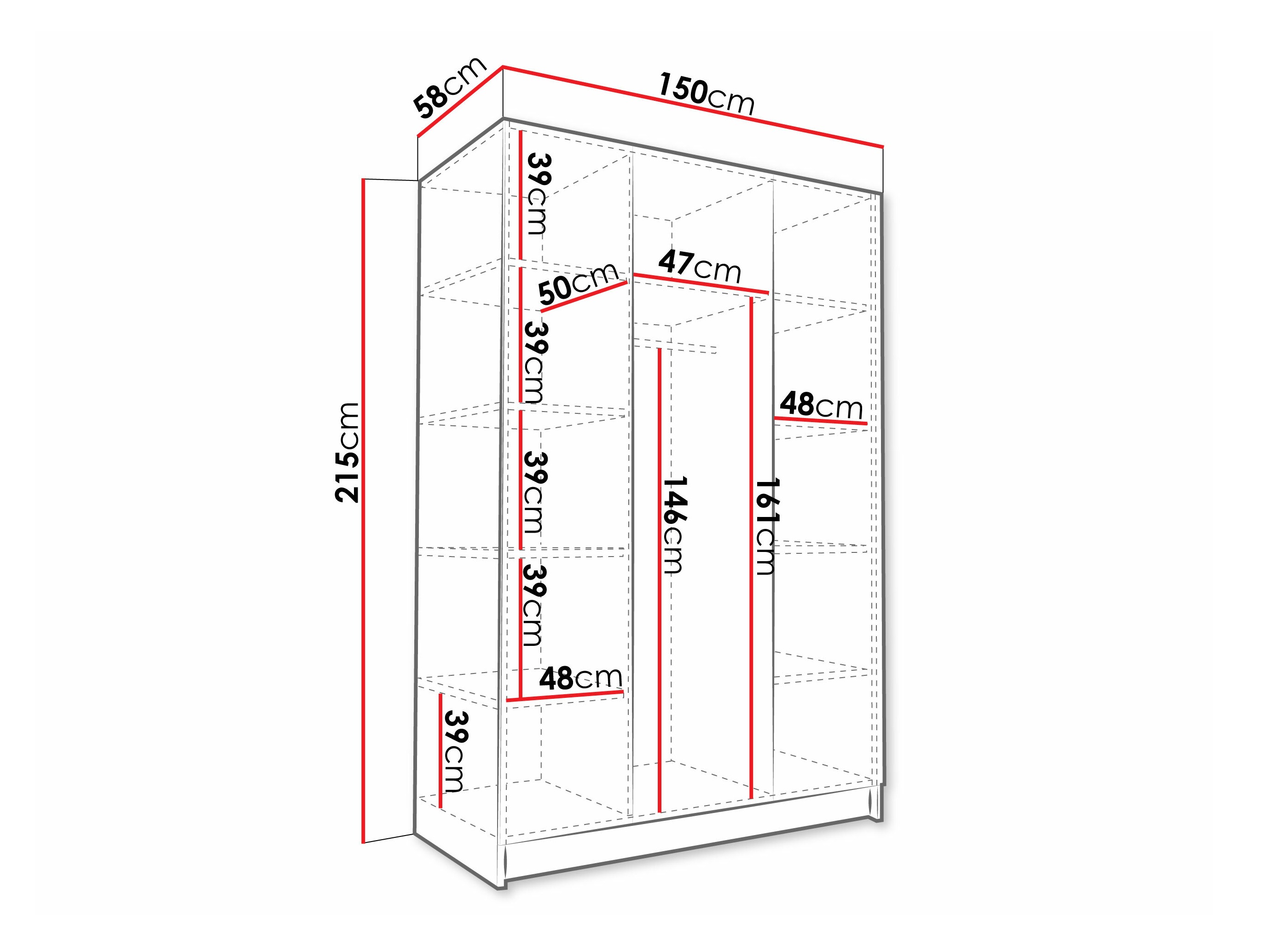 Armoire Closico Decoron I (Blanc)