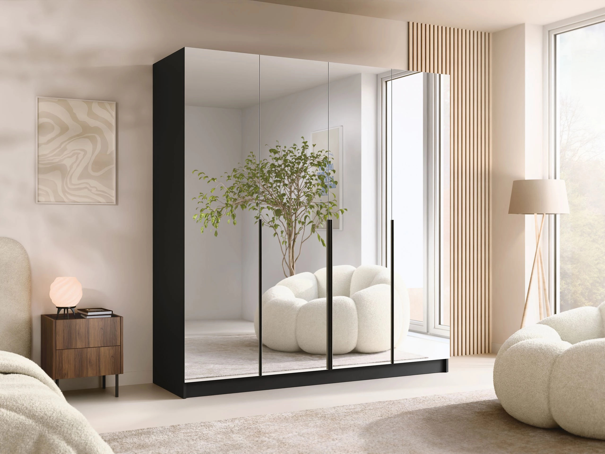 Armoire Closico Navor III (Noir)