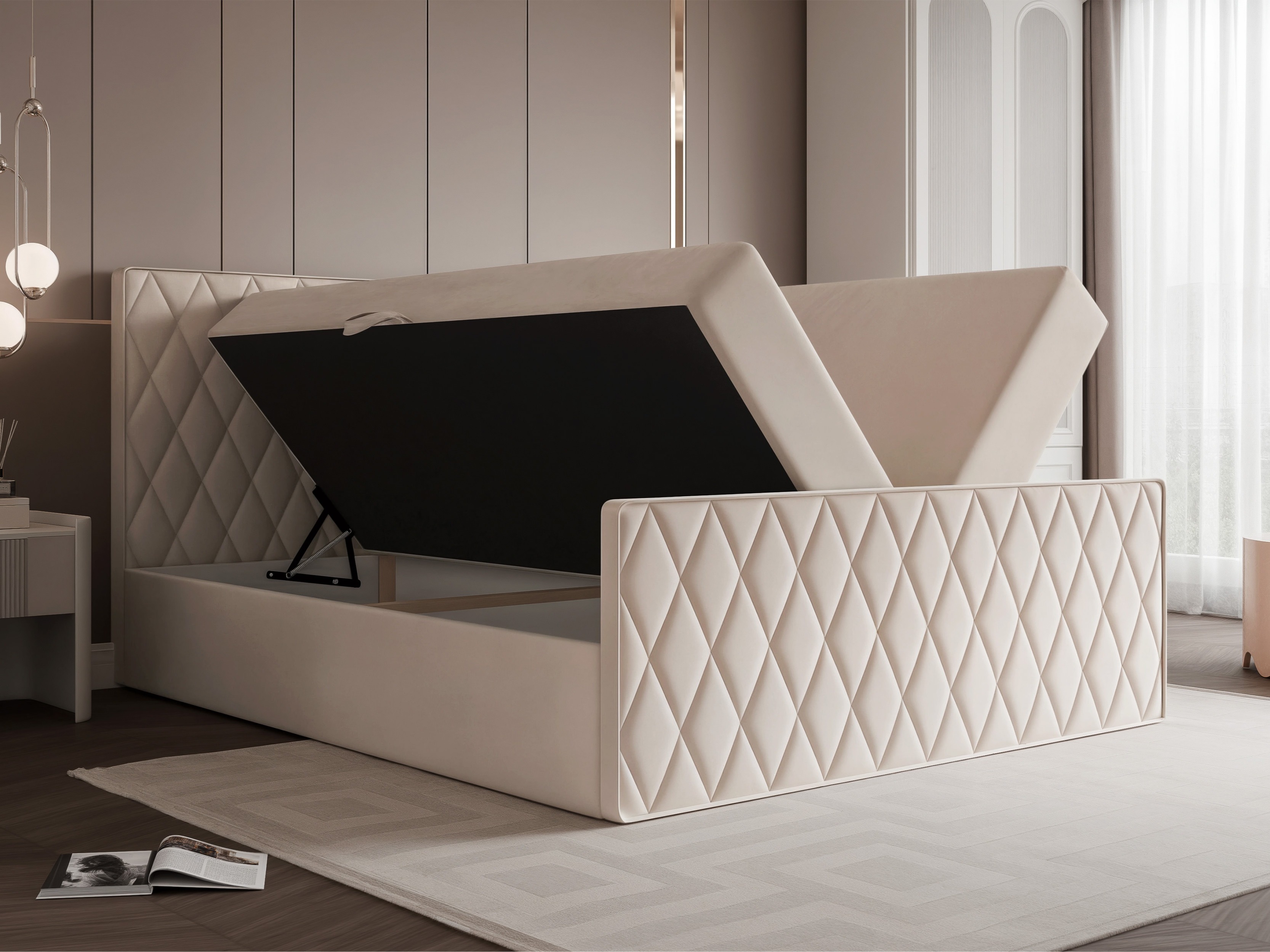 Lit boxspring Martinez 129 (Magic Velvet 2256)