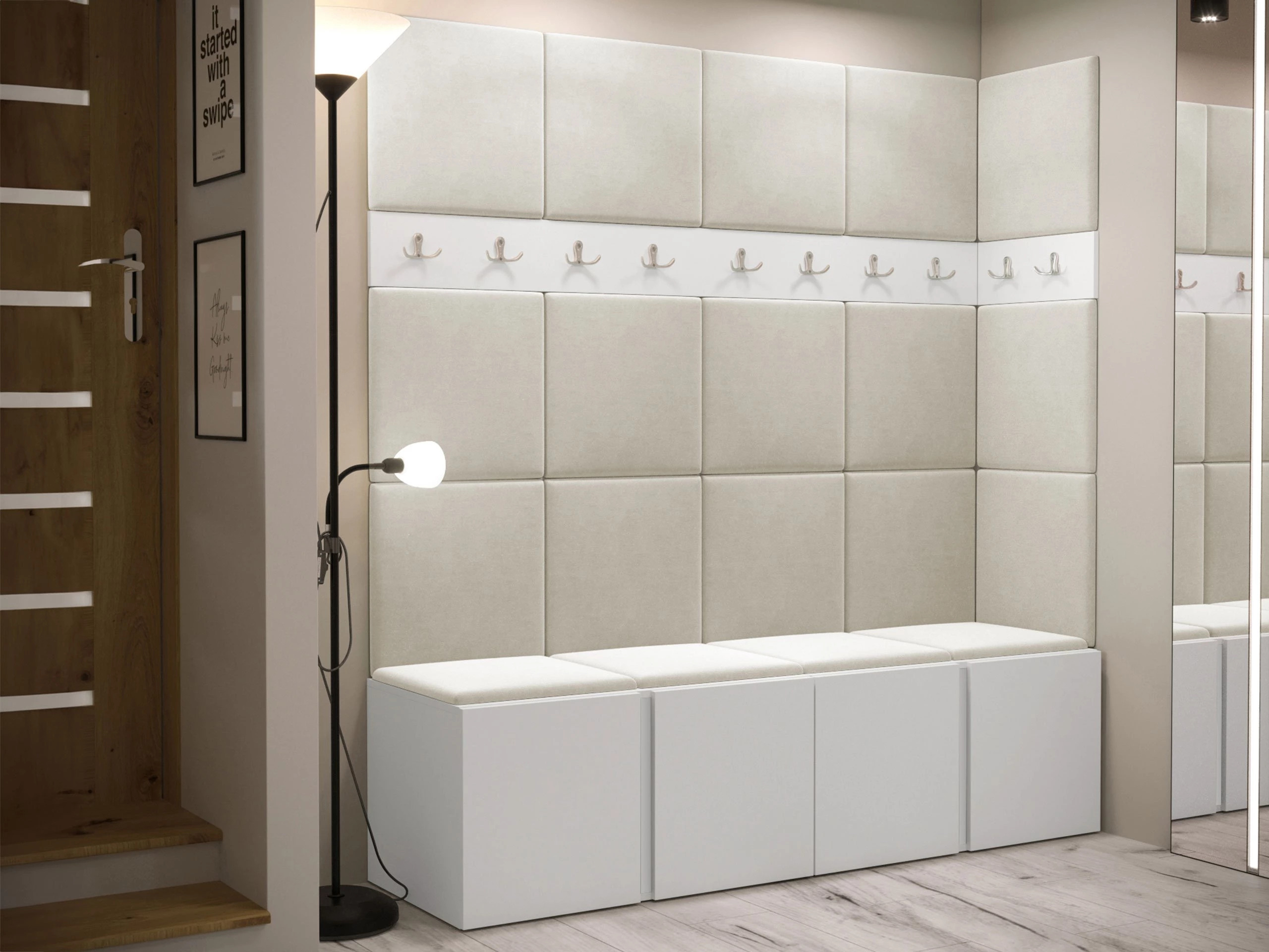 Meuble d'entrée Pinis II (Blanc)