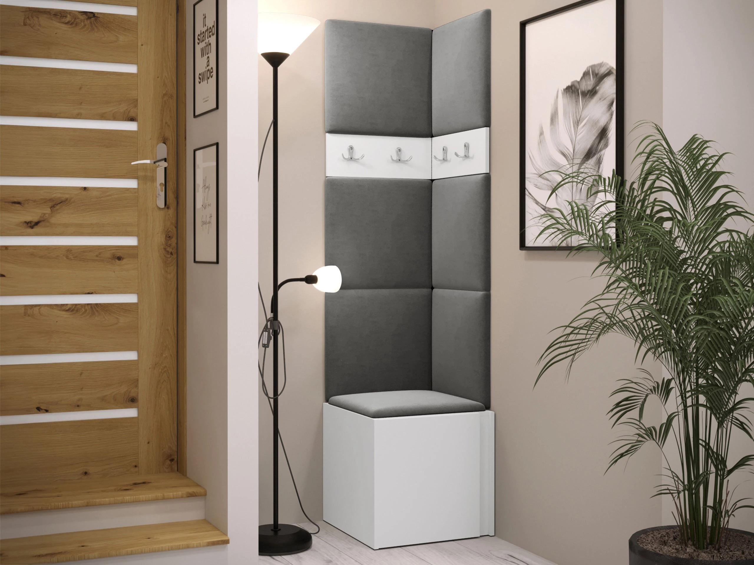 Meuble d'entrée Pinis XXI (Blanc)