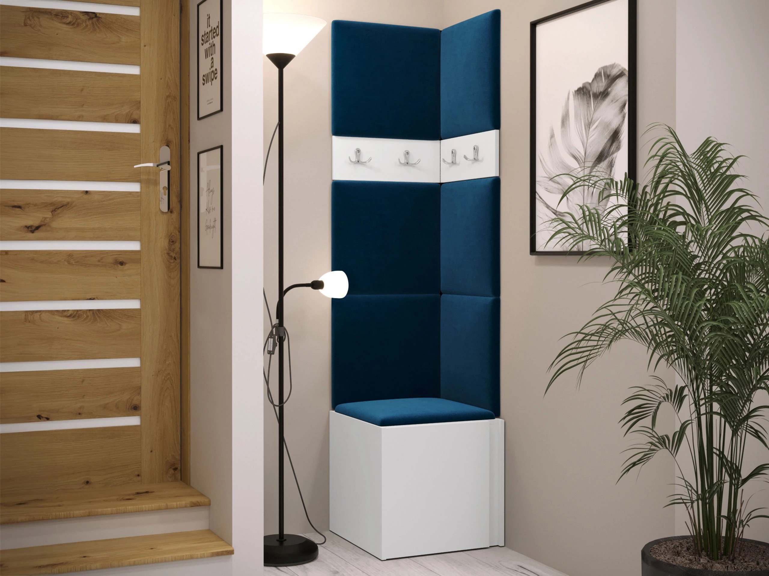 Meuble d'entrée Pinis XXI (Blanc)