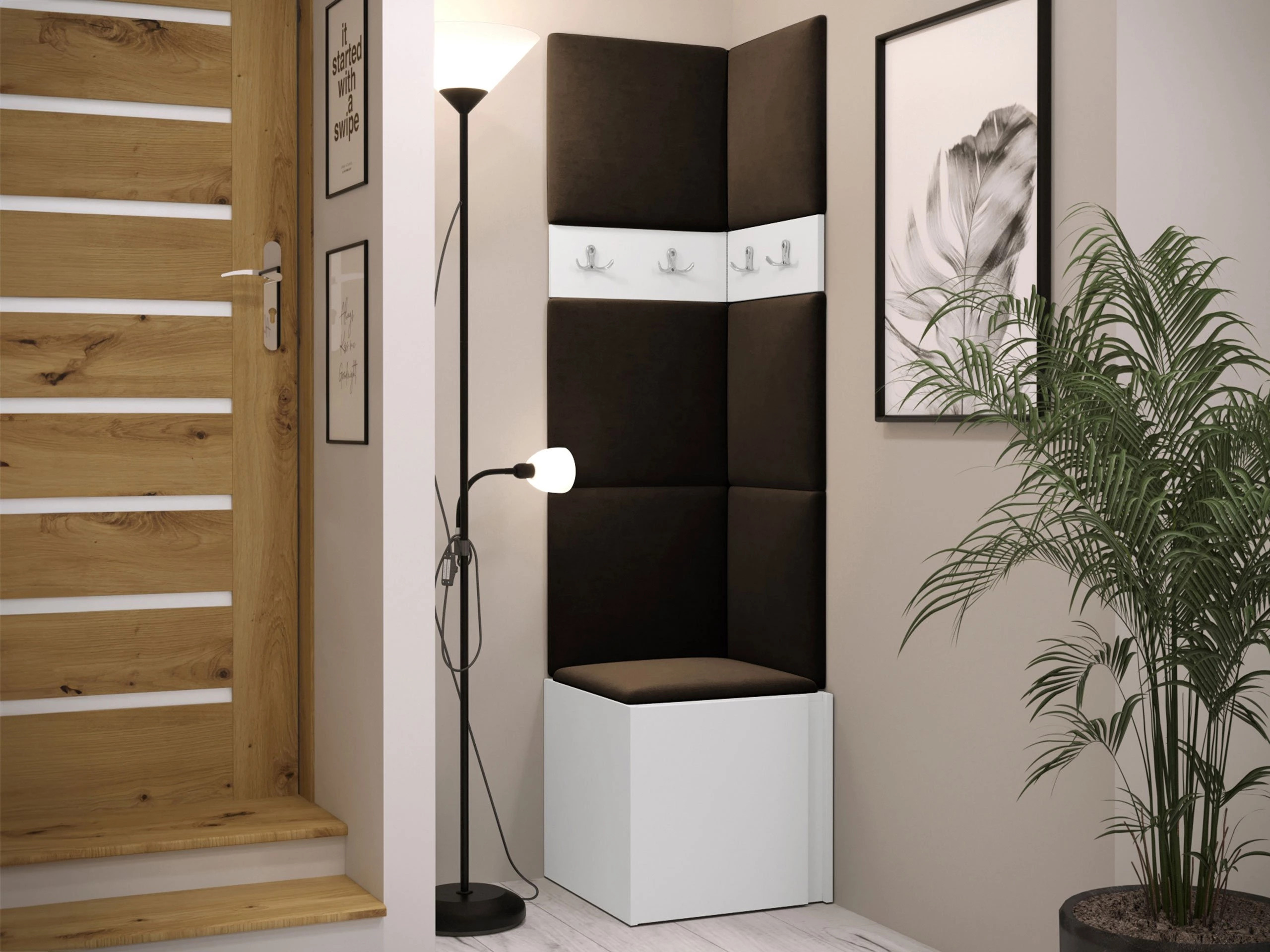 Meuble d'entrée Pinis XXI (Blanc)