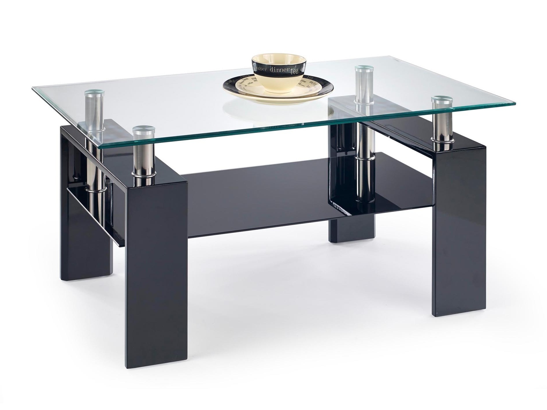 Table basse Houston 547 (Noir brillant)