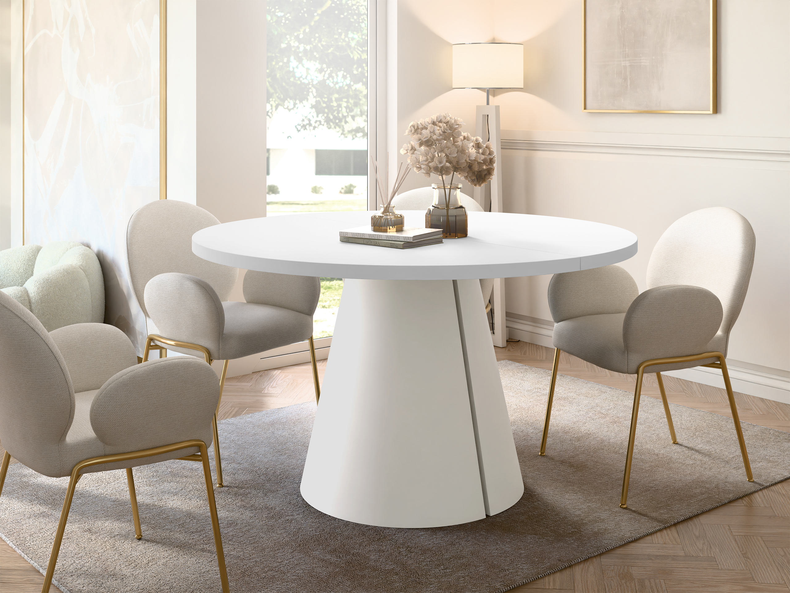 Table Oswego 168 (Blanc)