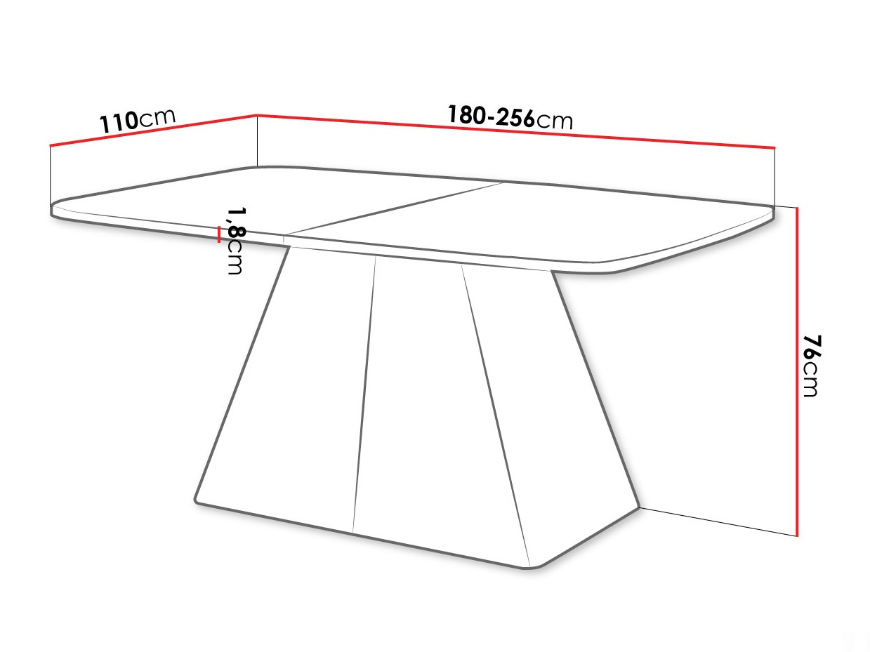 Table Oswego 169 (Graphite)