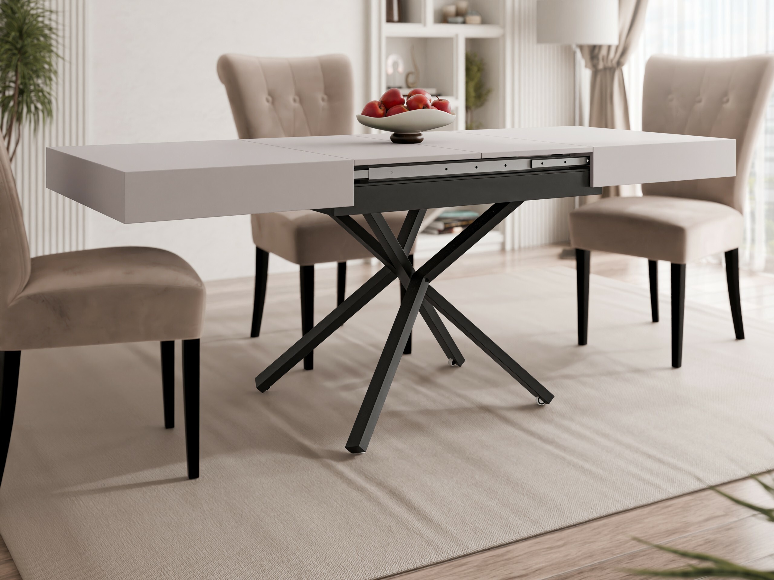 Table basse transformateur Oswego 176 (Cachemire)