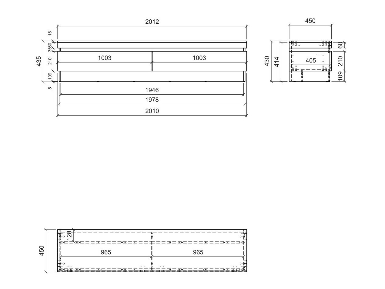 Meuble TV Numeri 114